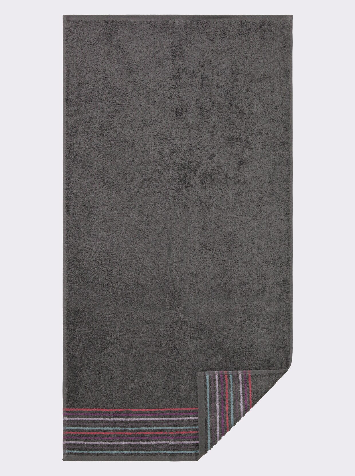 wäschepur Handdoek - antraciet