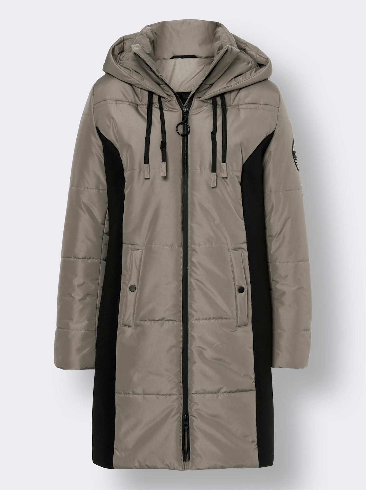 heine Lange jas - taupe