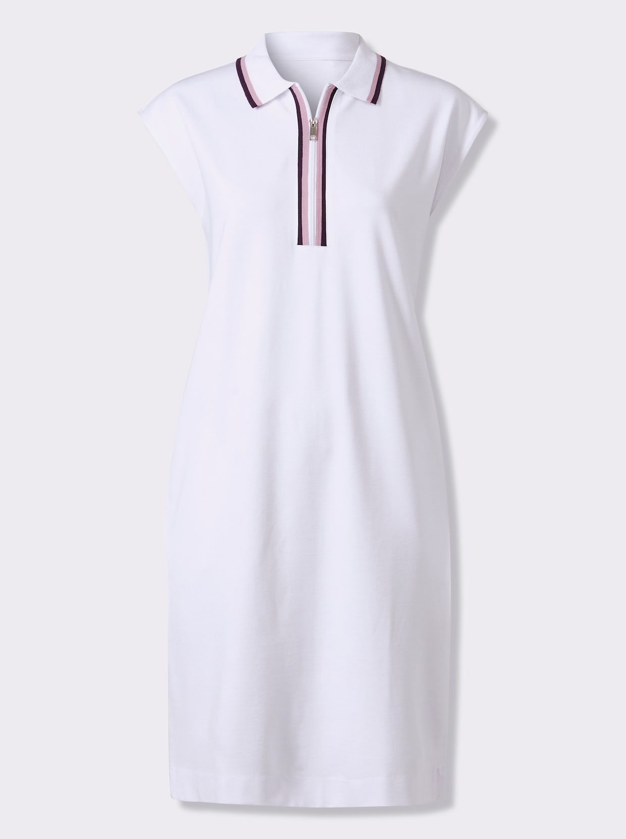 heine Jerseykleid - weiß