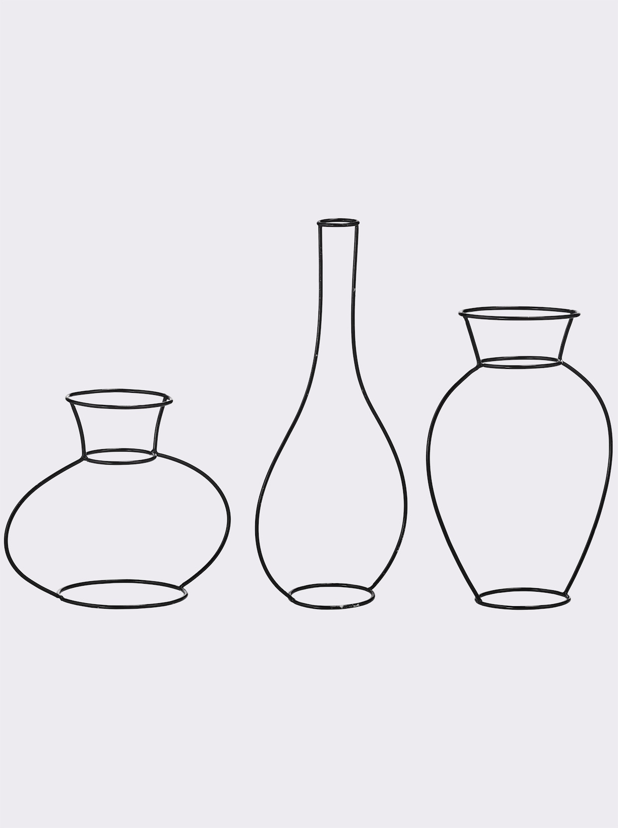 heine home Vase - schwarz