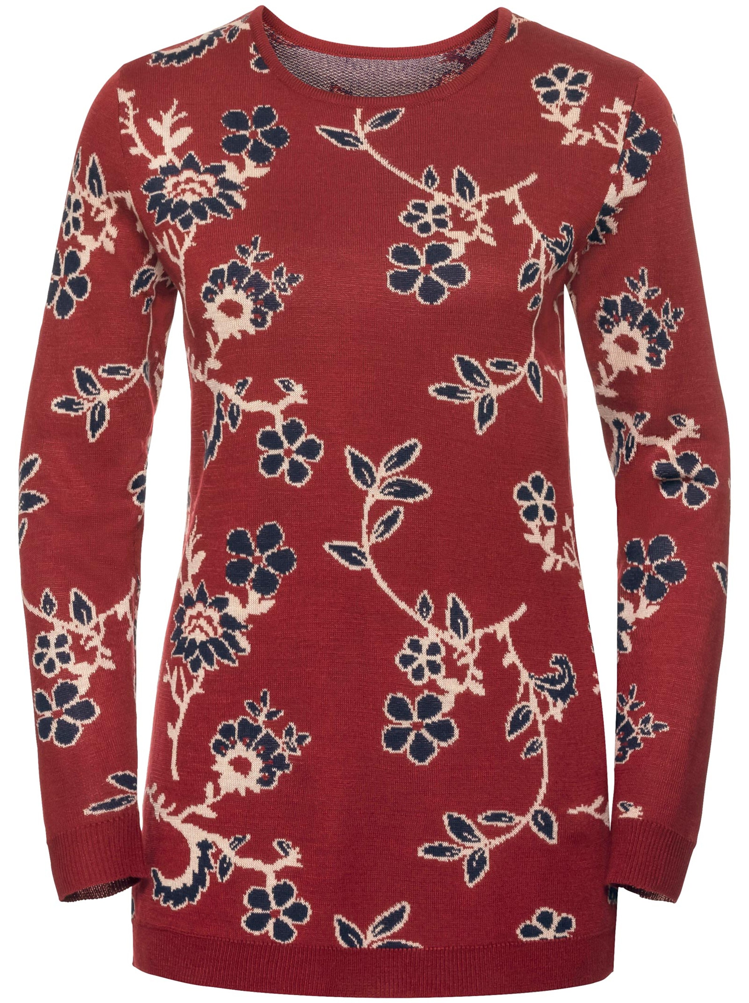 Pullover - beere-gemustert