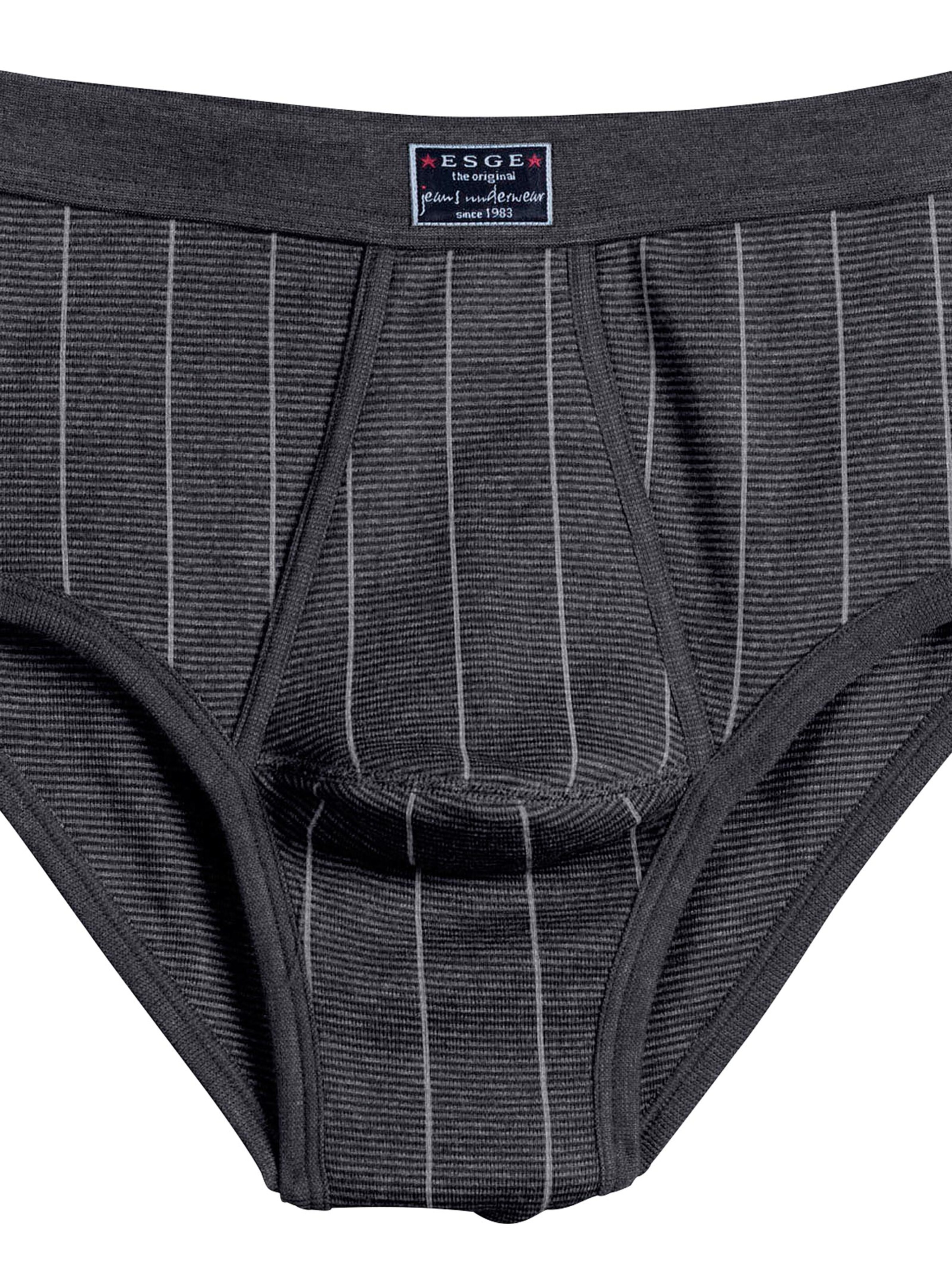 ESGE Slip - dunkelgrau-gestreift