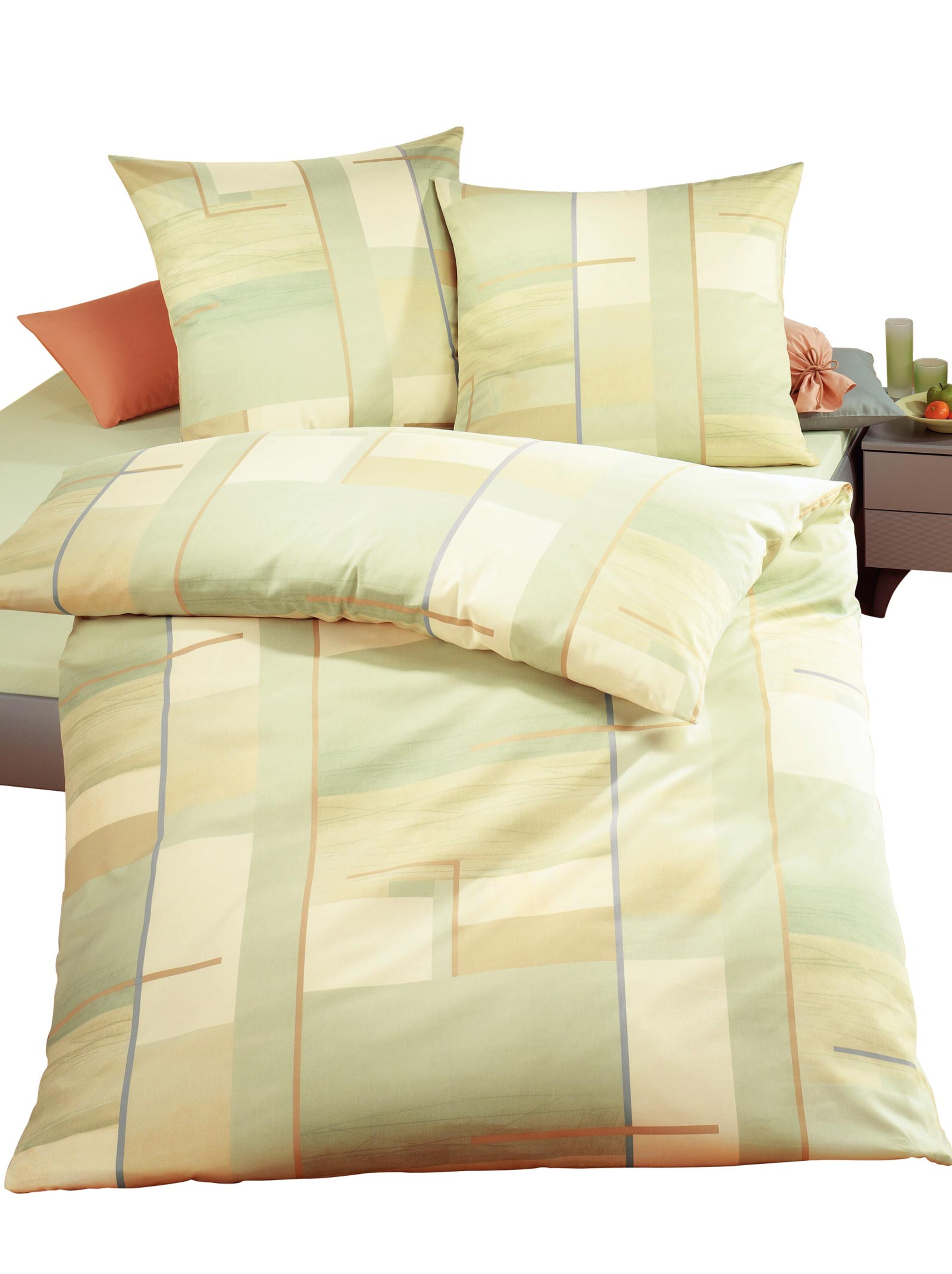 Biberna Bettwäsche - lindgrün