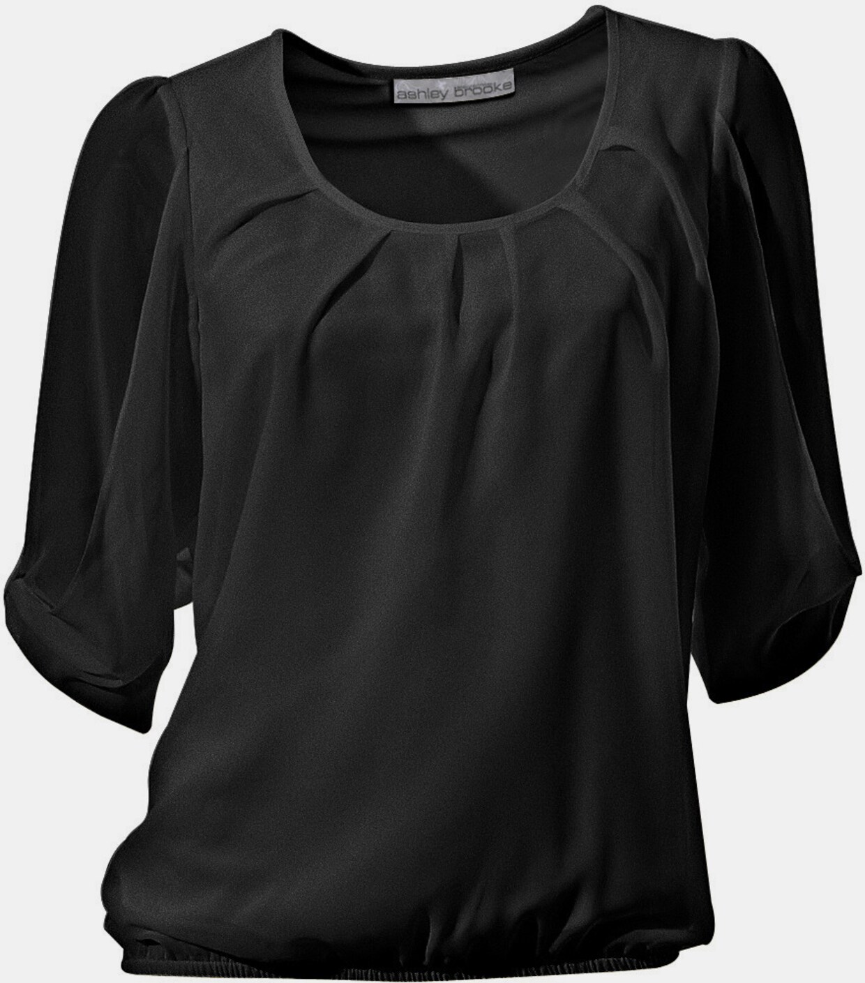heine Chiffonbluse - schwarz