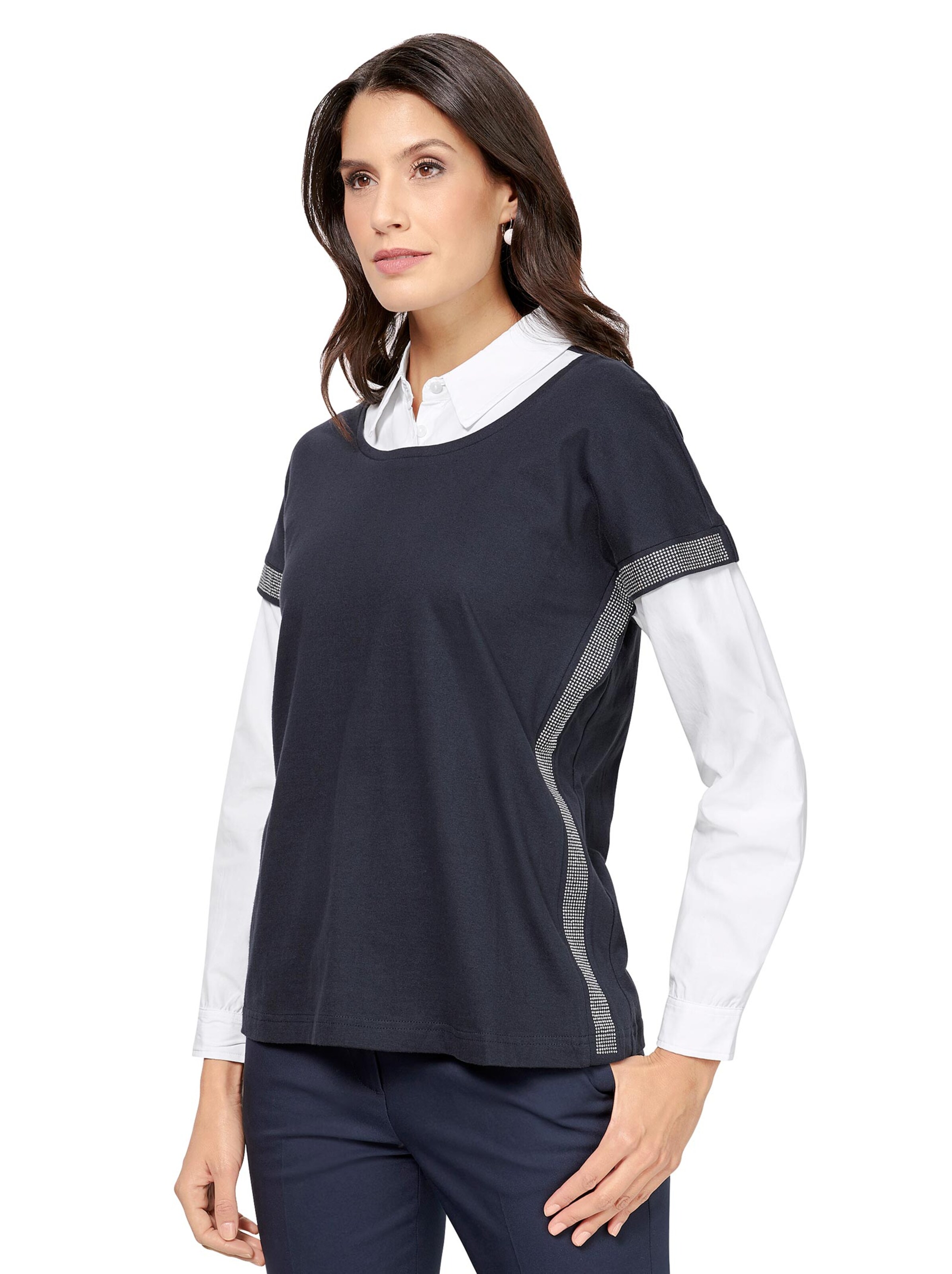 2-in-1-Shirt - marine