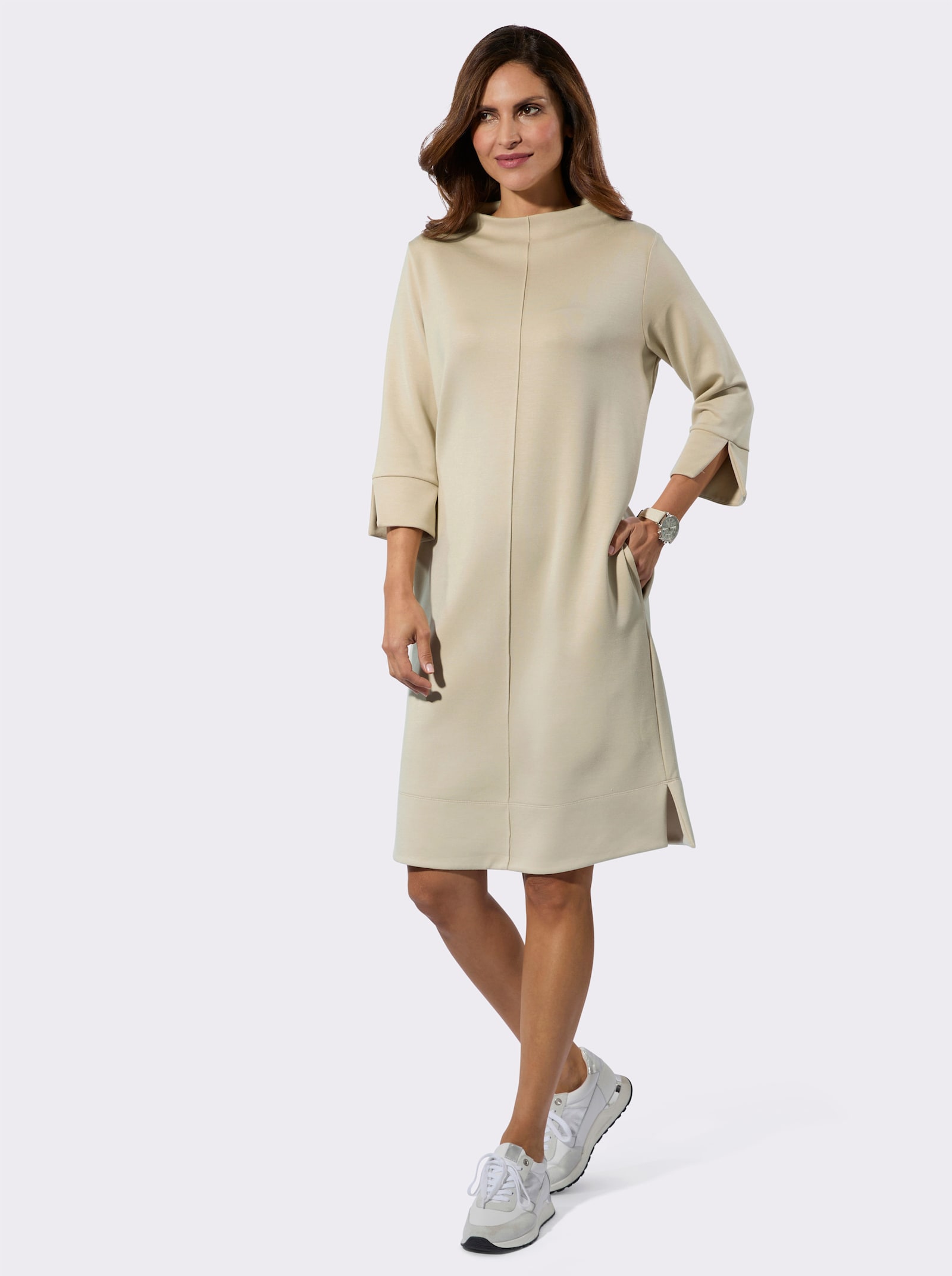 Jerseykleid - sand