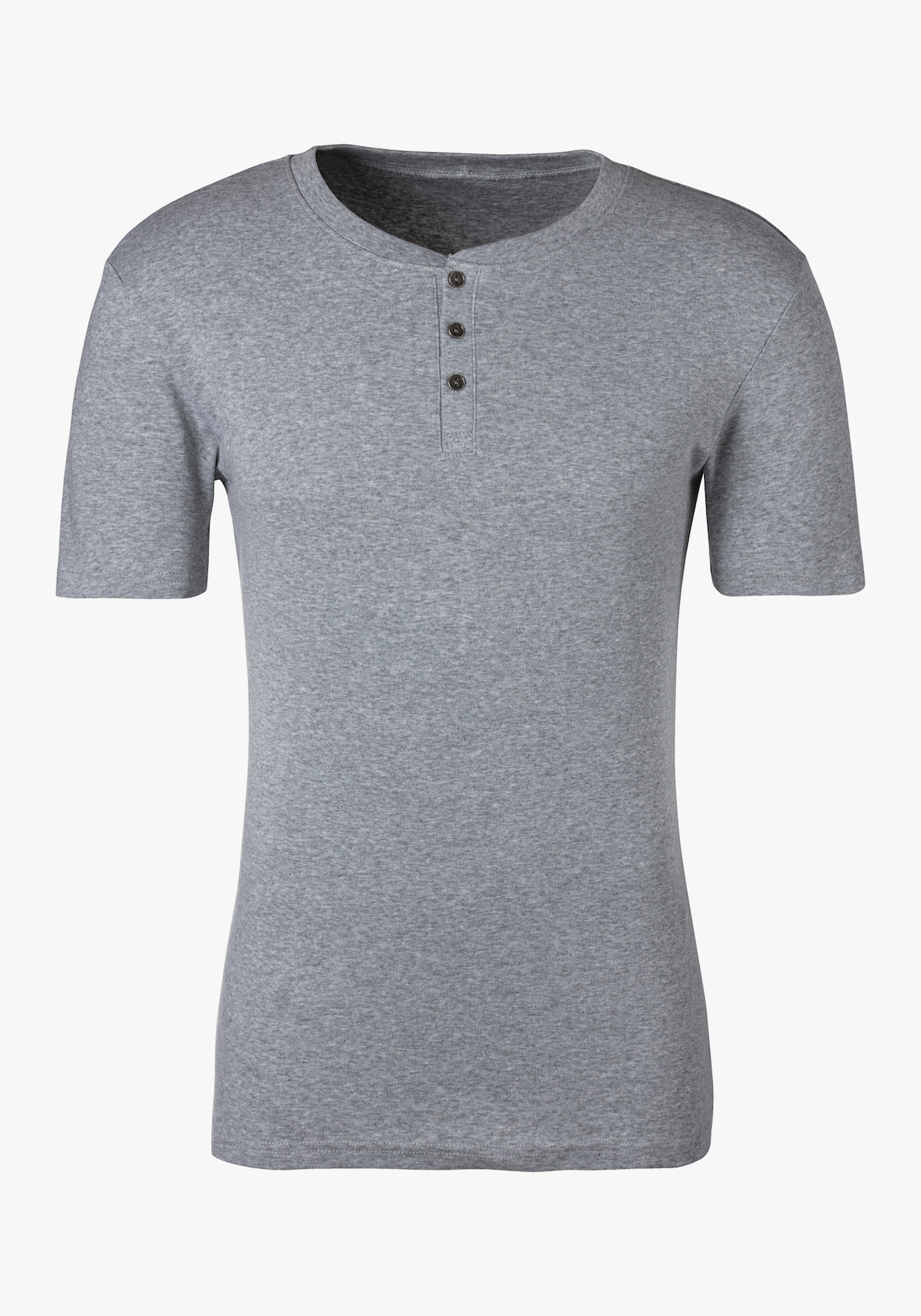 H.I.S T-shirt - grijs gemêleerd