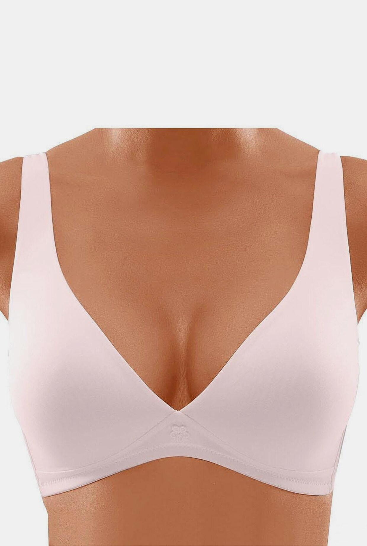 petite fleur Bügelloser BH - schwarz, puder