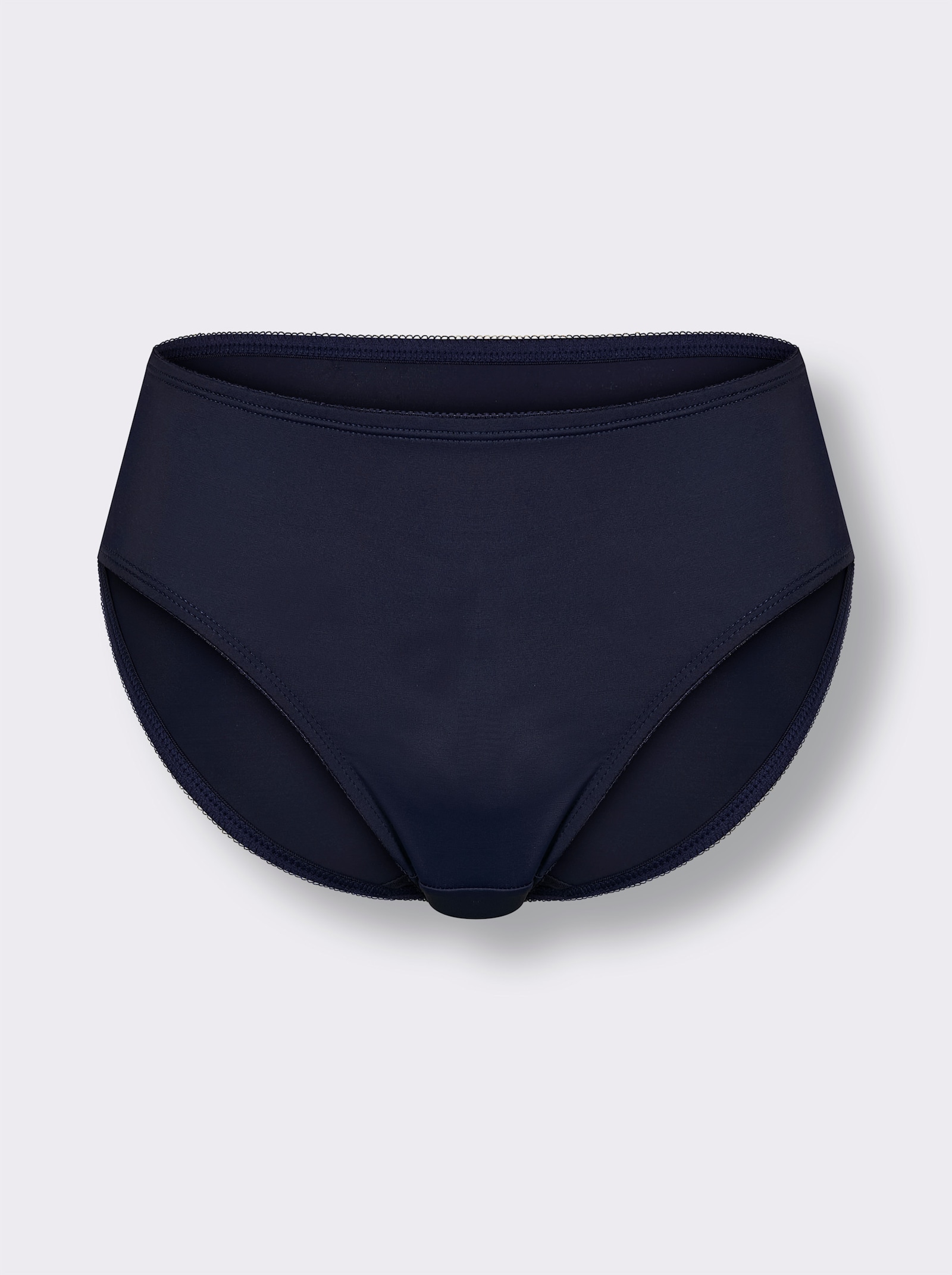 Jazzpants - weiß-marine-bedruckt + marine