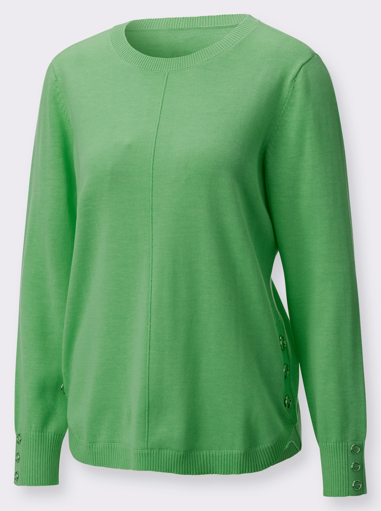 Langarm-Pullover - apfel