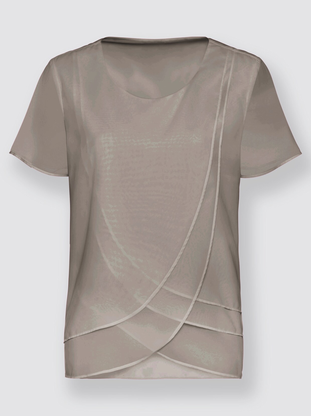 Georgettebluse - sesam