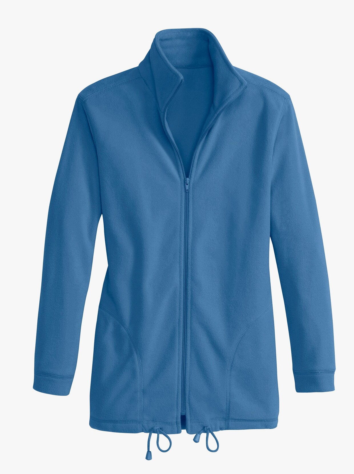 Fleecová bunda - džínová modrá