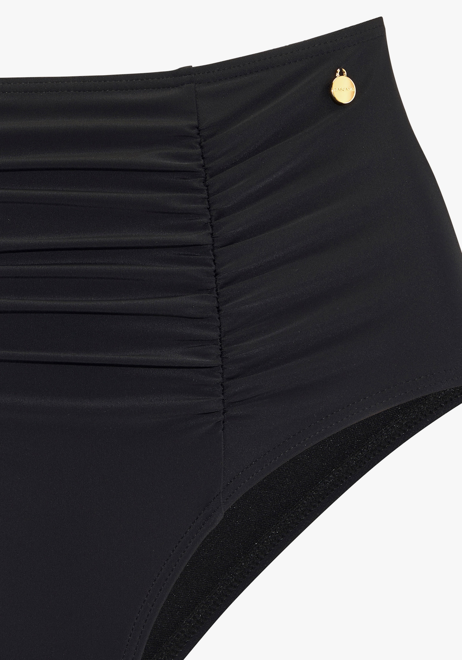 LASCANA Highwaist bikinibroekje - zwart