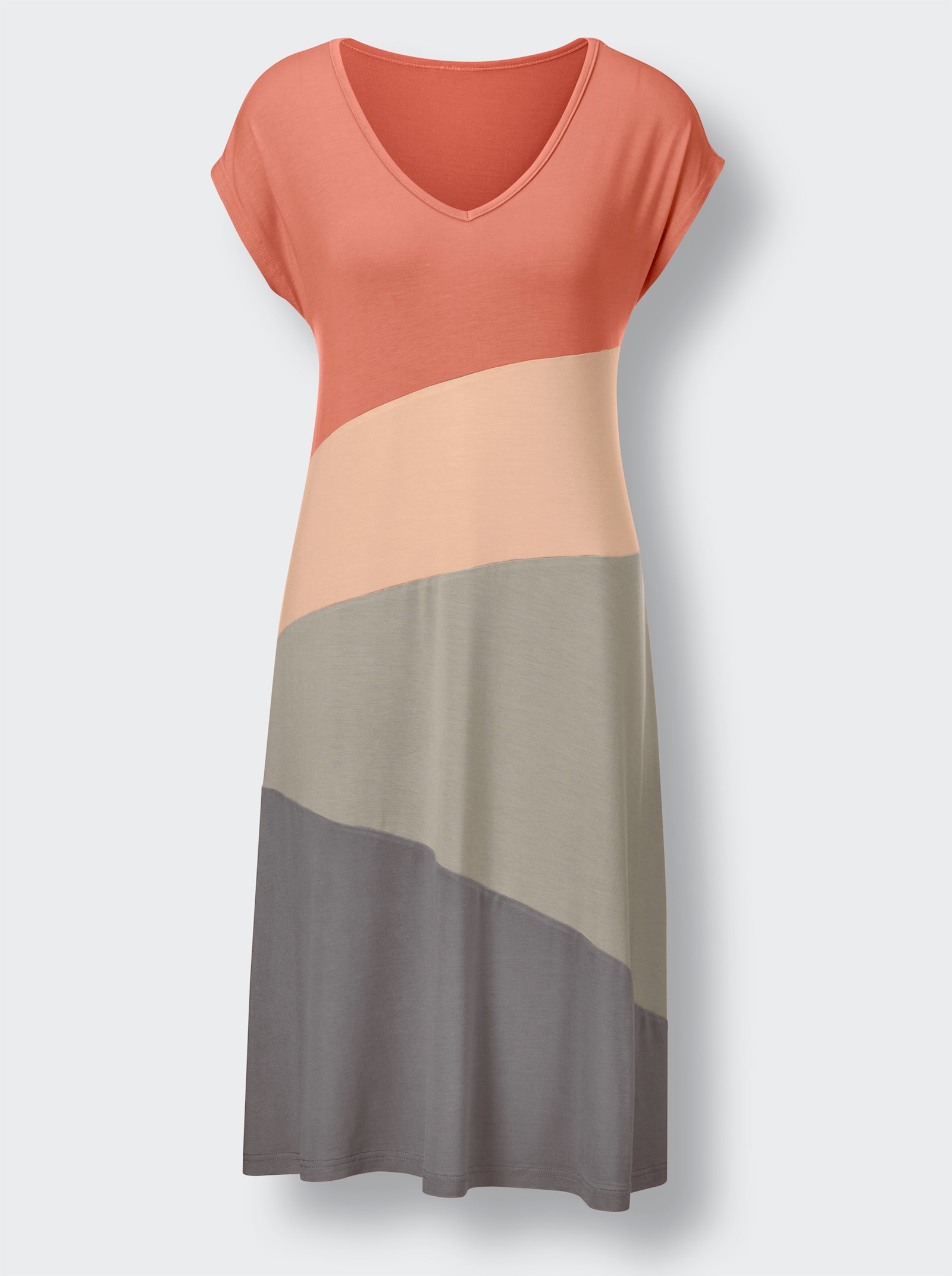 feel good Sommerkleid in A-Linie - mandarine
