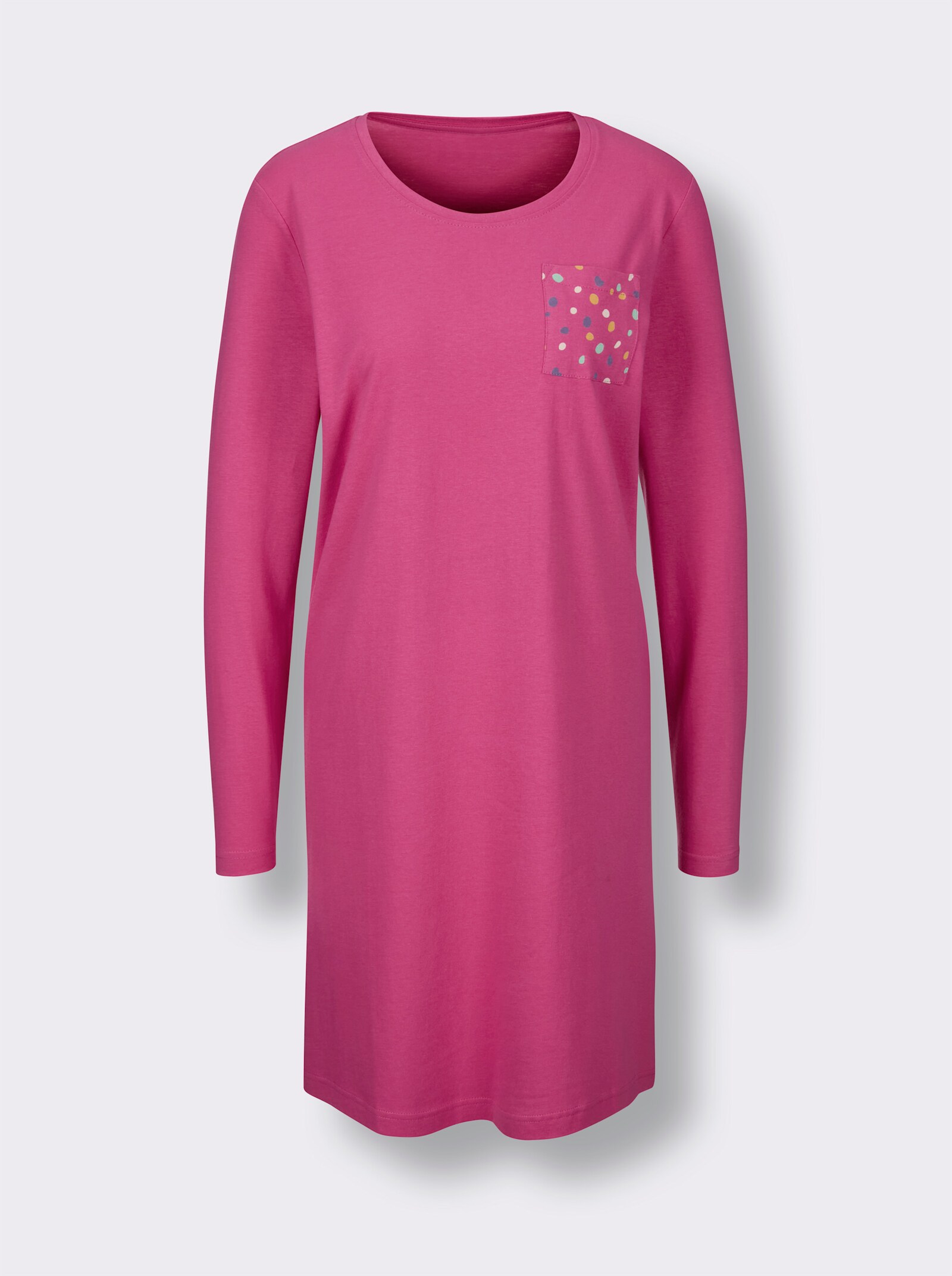 wäschepur Sleepshirts - fuchsia-bedruckt + fuchsia