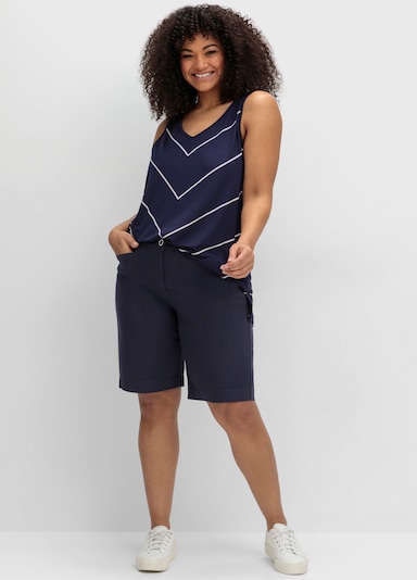 sheego Bermudas - tiefblau
