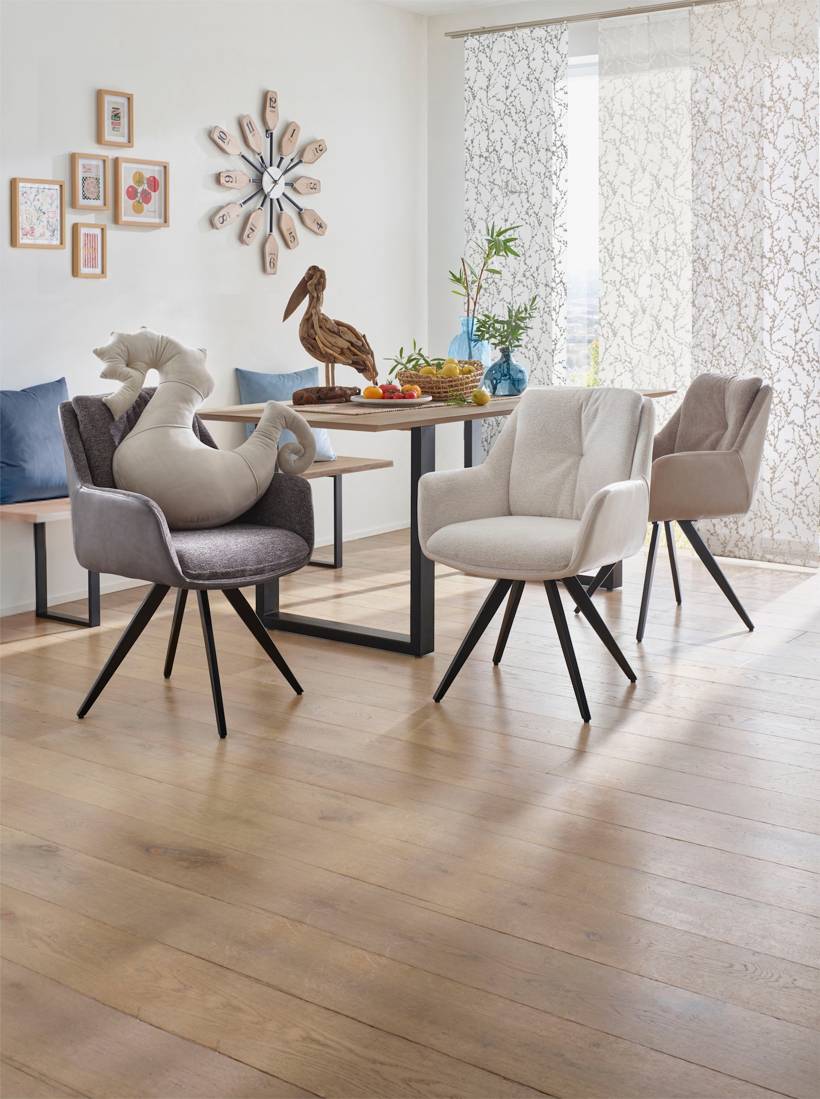 heine home Stuhl - taupe