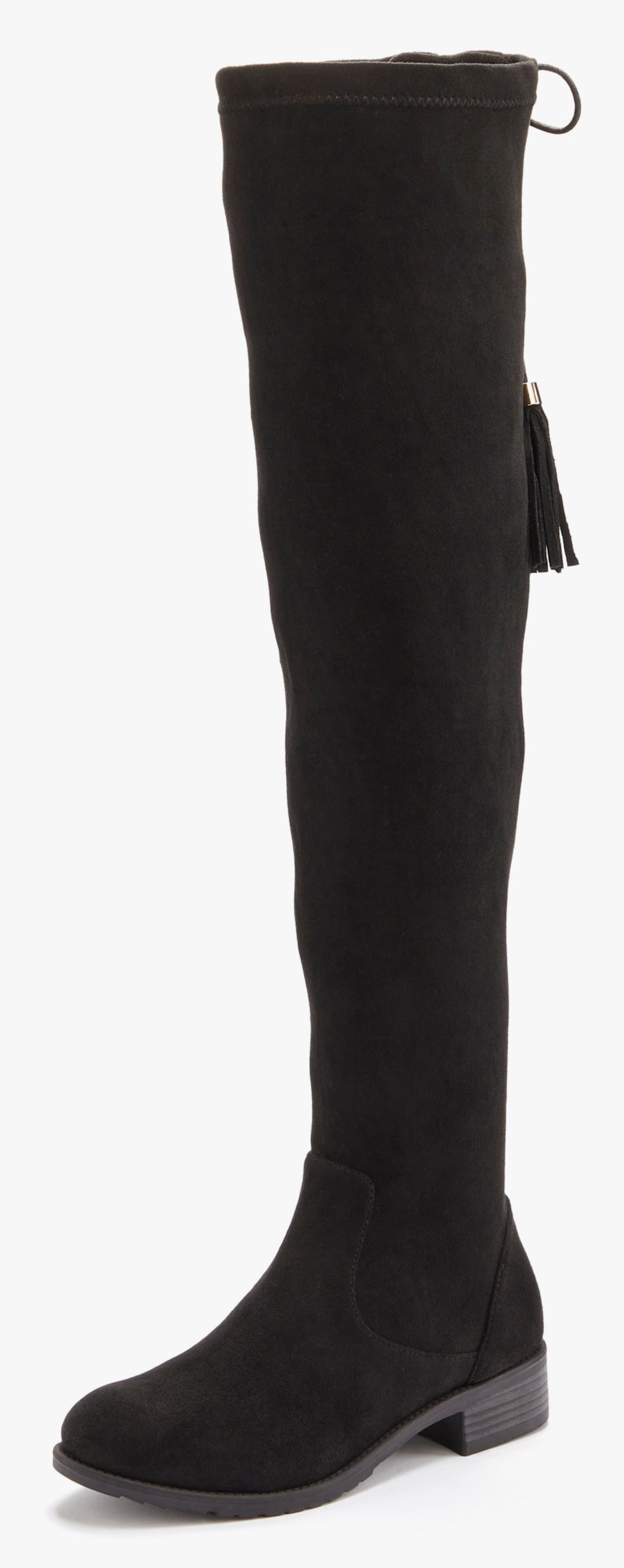 LASCANA Overkneestiefel - schwarz