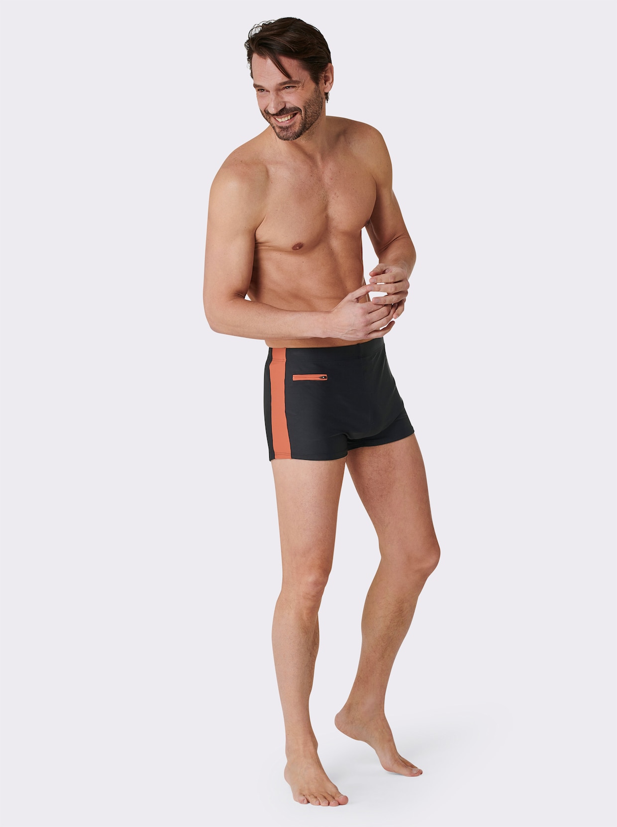 feel good Zwembroek - zwart/terra