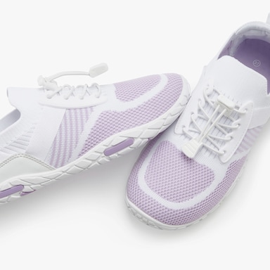 LASCANA Sneaker - weiß/flieder