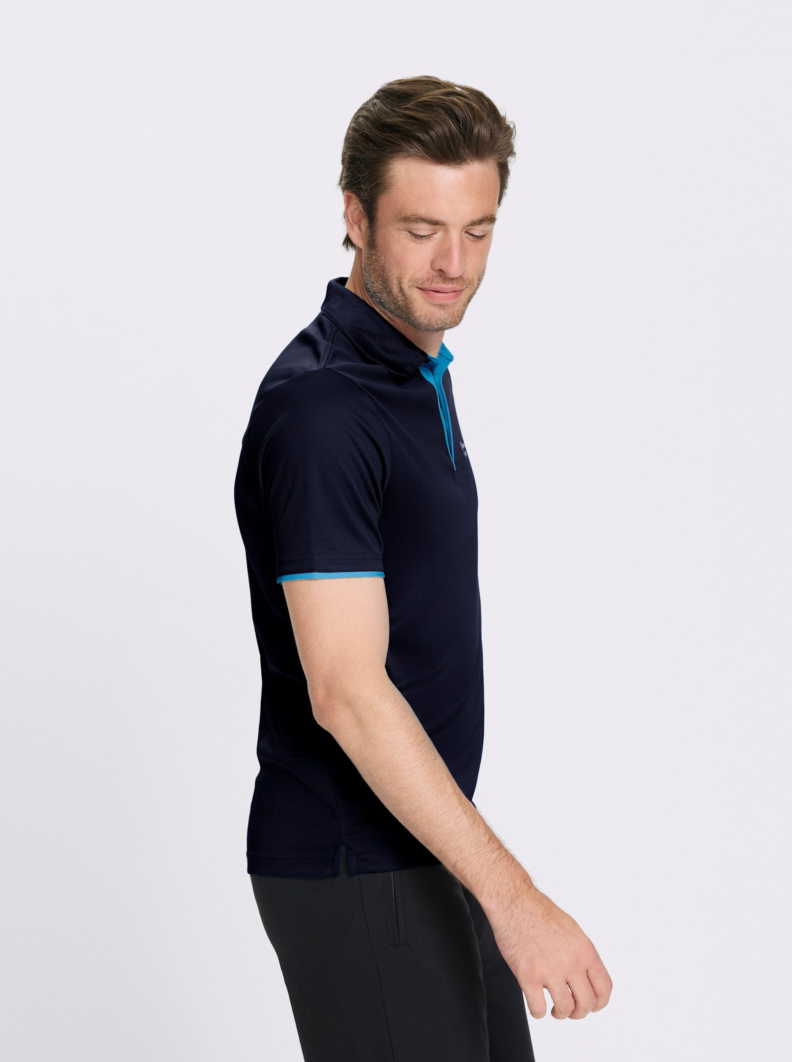 Catamaran Sports Freizeitshirt mit Polokragen - marine