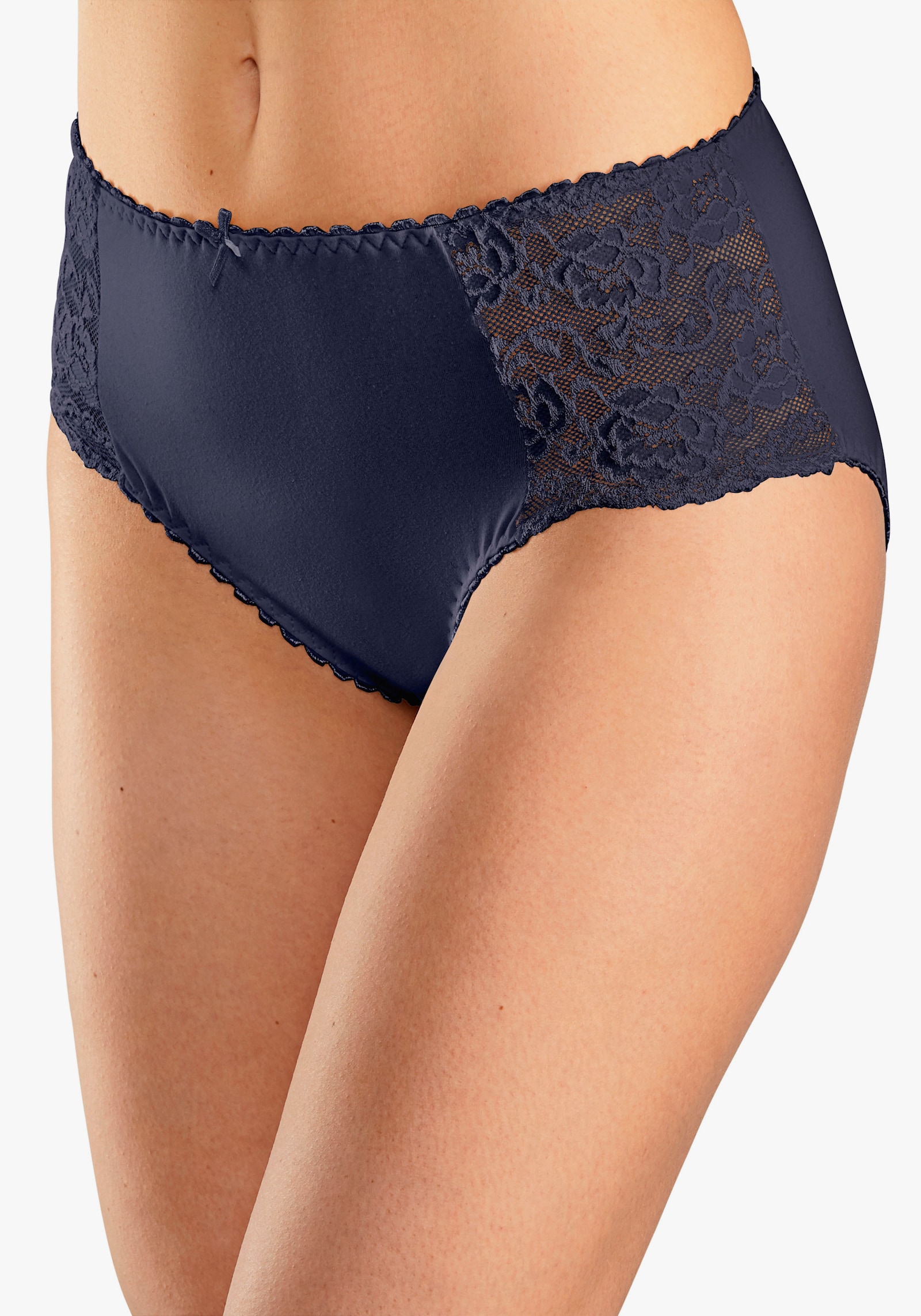 petite fleur by Lascana Heupslip - marine, paars, crème