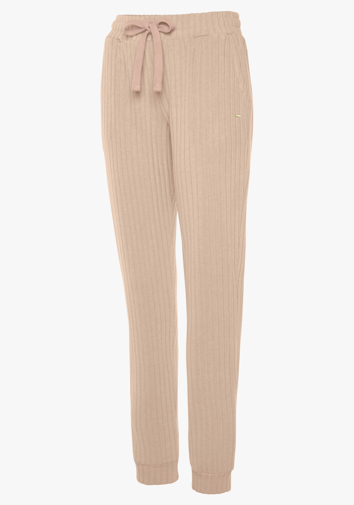 LASCANA Homewearhose - sand-meliert