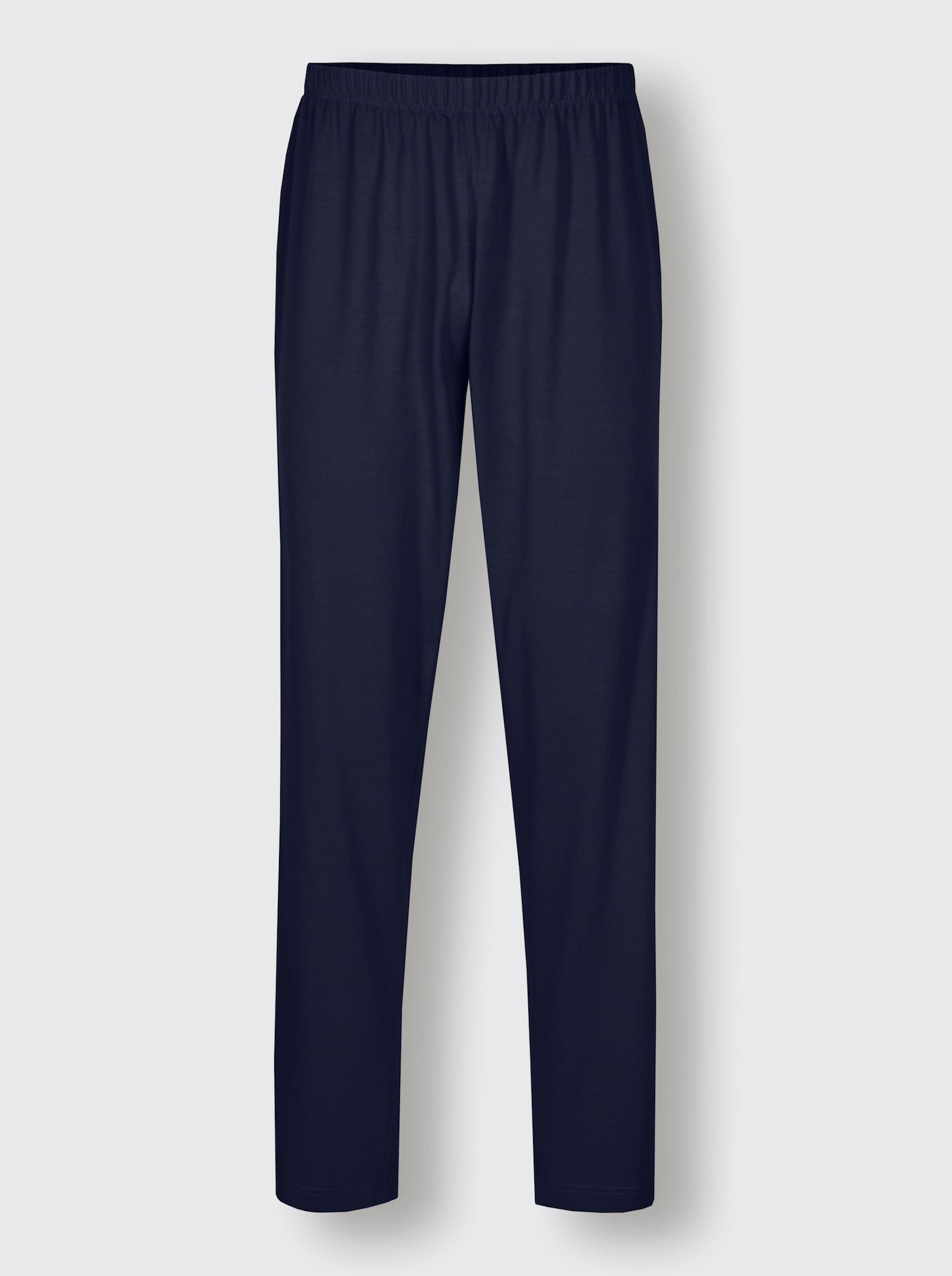 wäschepur men Schlafanzug - mittelblau-marine-bedruckt