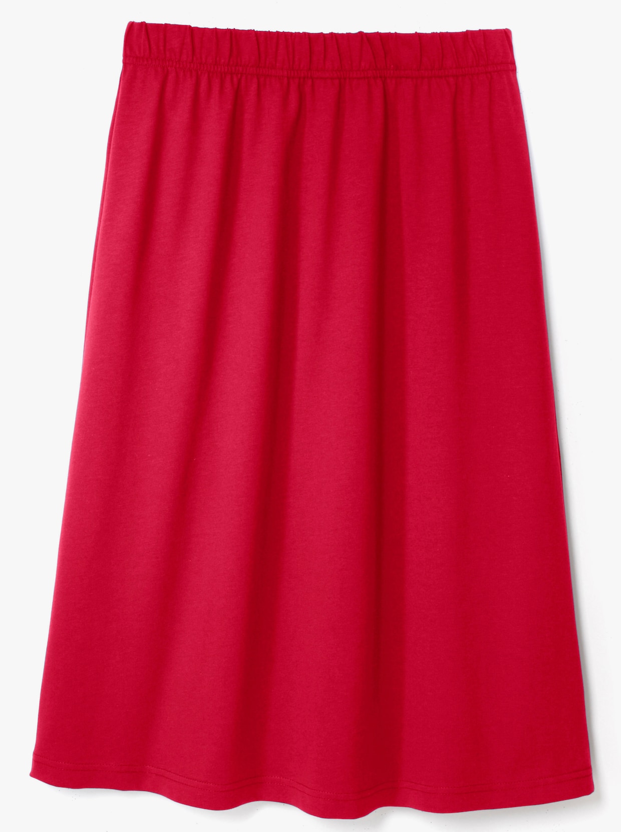 Džersejová sukňa - červená