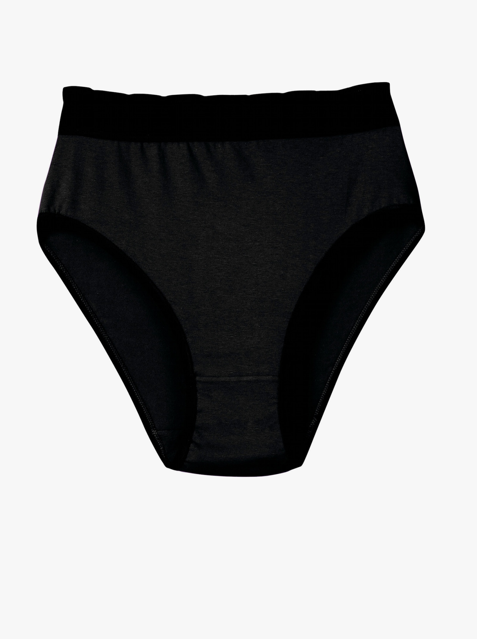 wäschepur Slip met brede elastische band - zwart