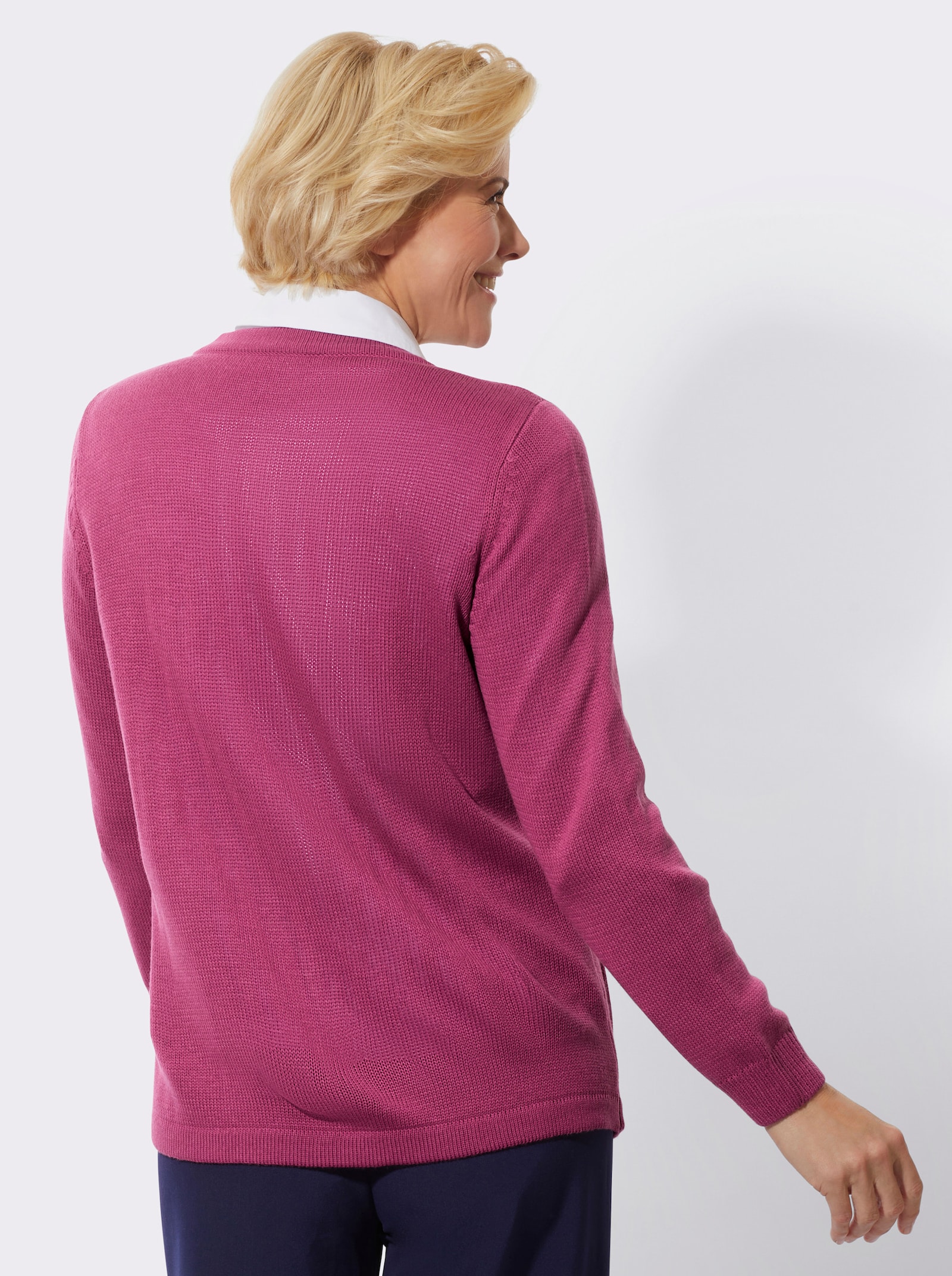 Strickjacke mit Zopfmuster - erika