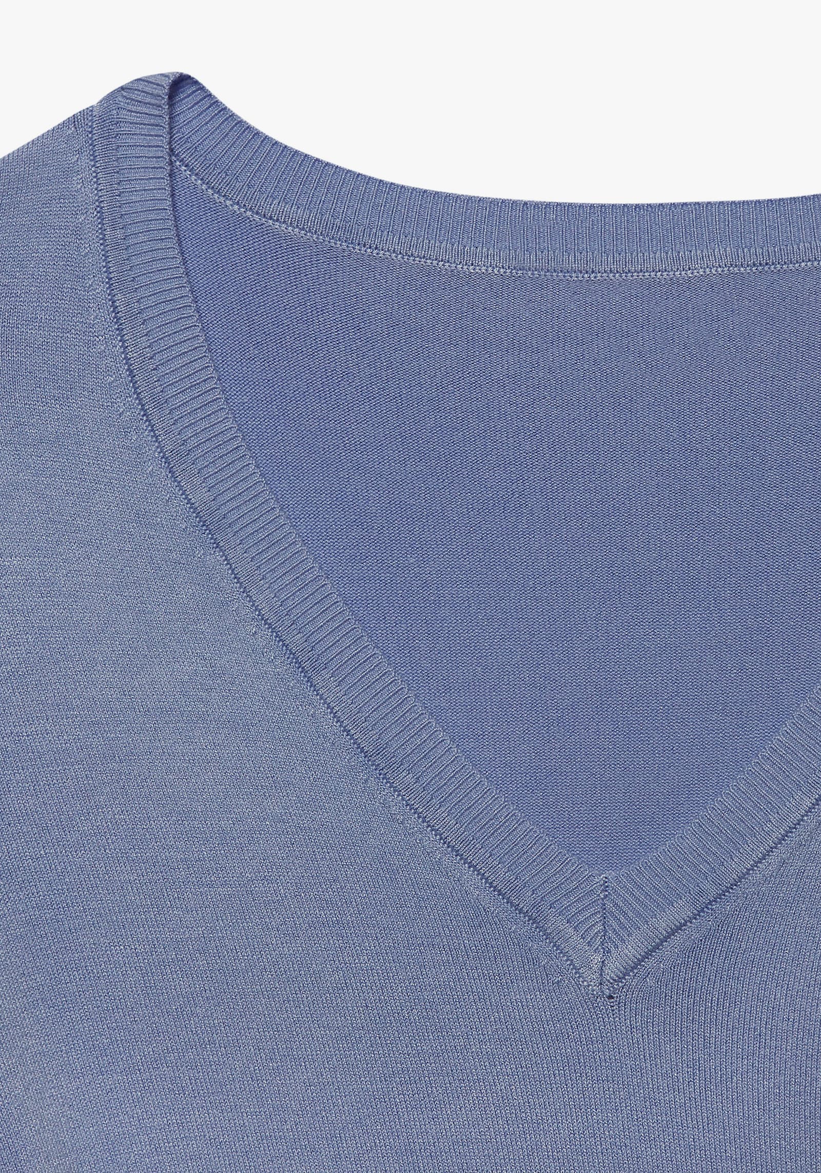 Vivance V-Ausschnitt-Pullover - hellblau