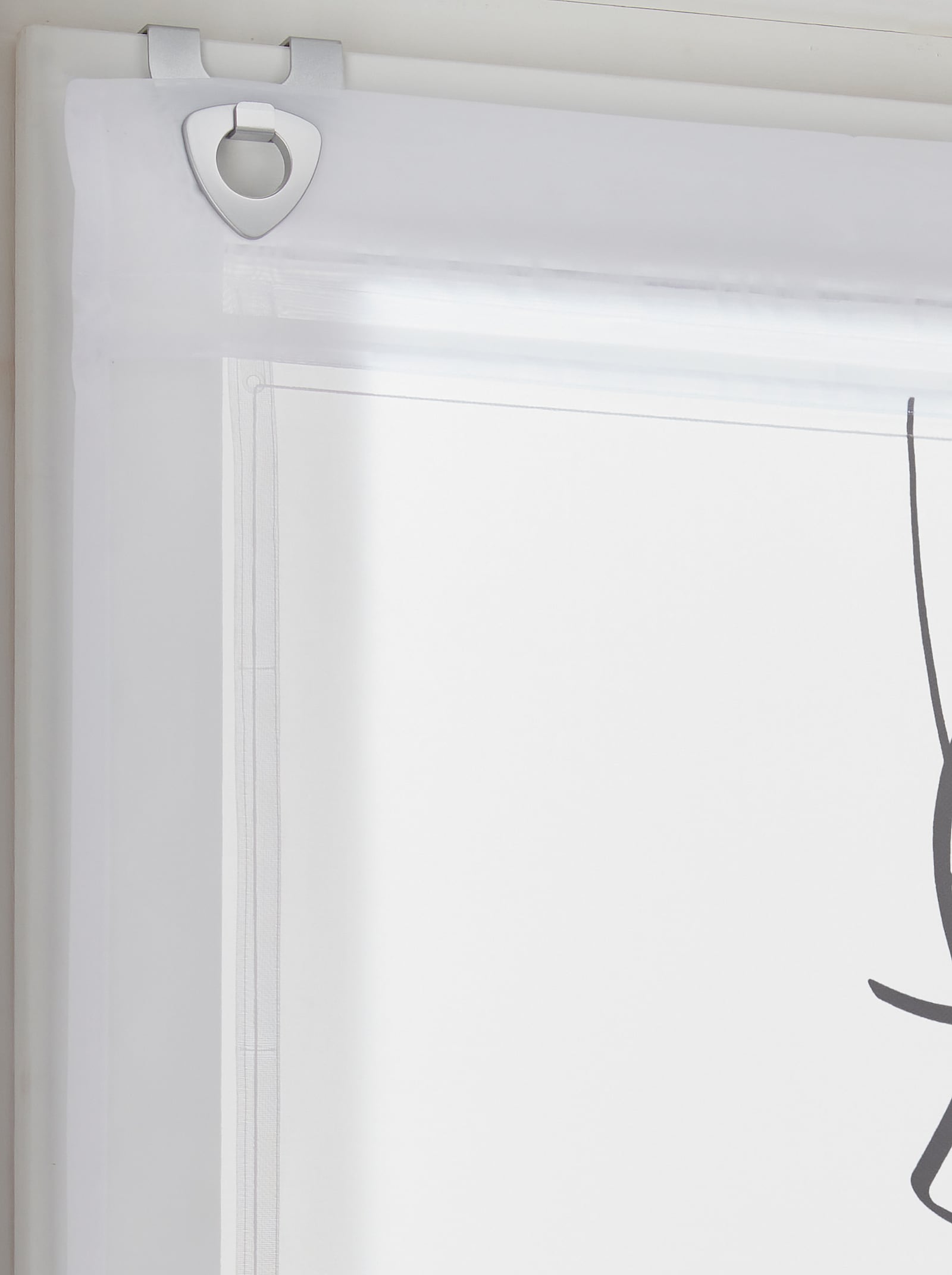 heine home Raffrollo - weiß-grau