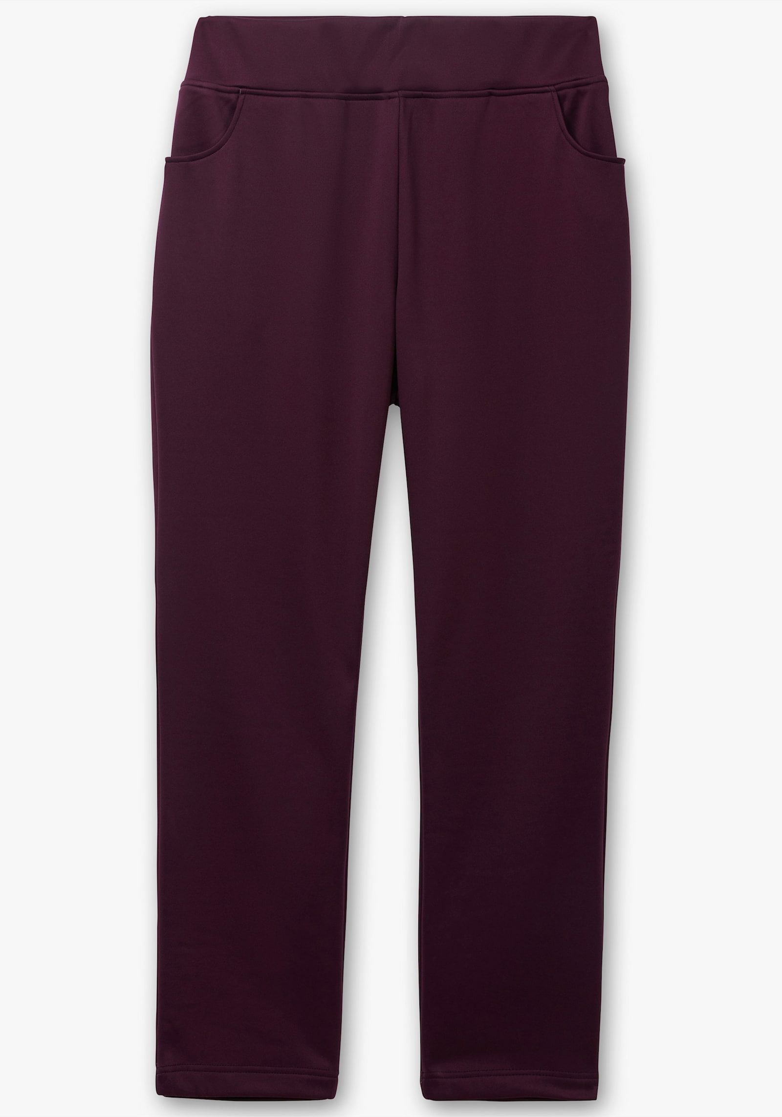 Schlupfhose mit wärmender Fleece-Innenseite - bordeaux