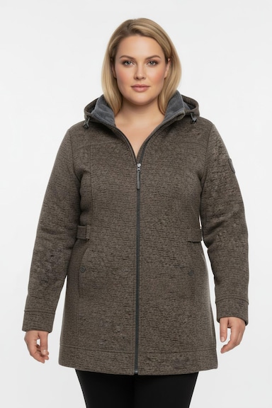 Softshelljacke - braun-meliert