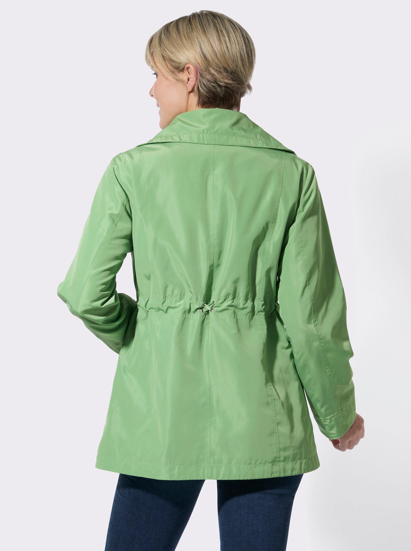 Übergangsjacke mit Umlegekragen - apfel