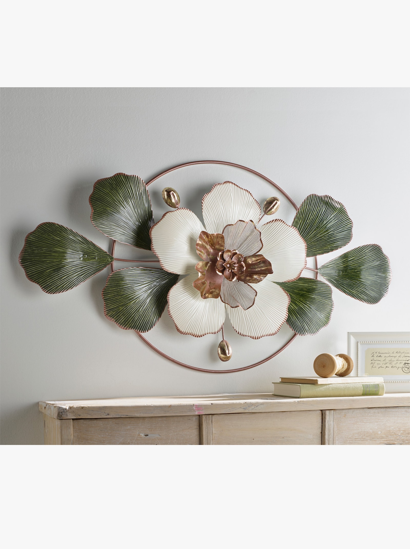 heine home Wanddeko - grün-goldfarben