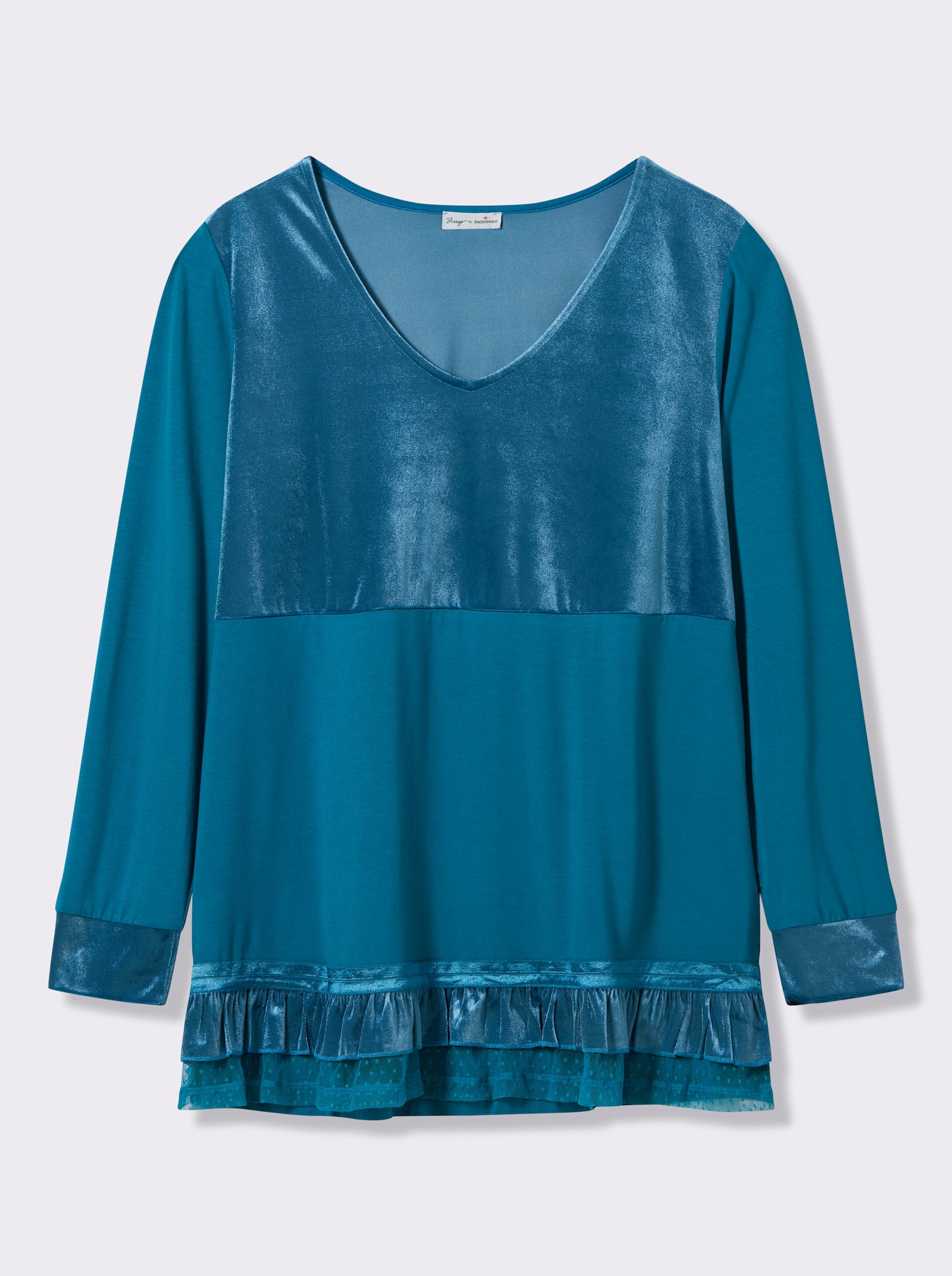 sheego by Joe Browns Shirt im Lagenlook - topas