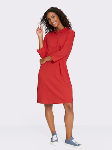 heine Polokleid - erdbeere