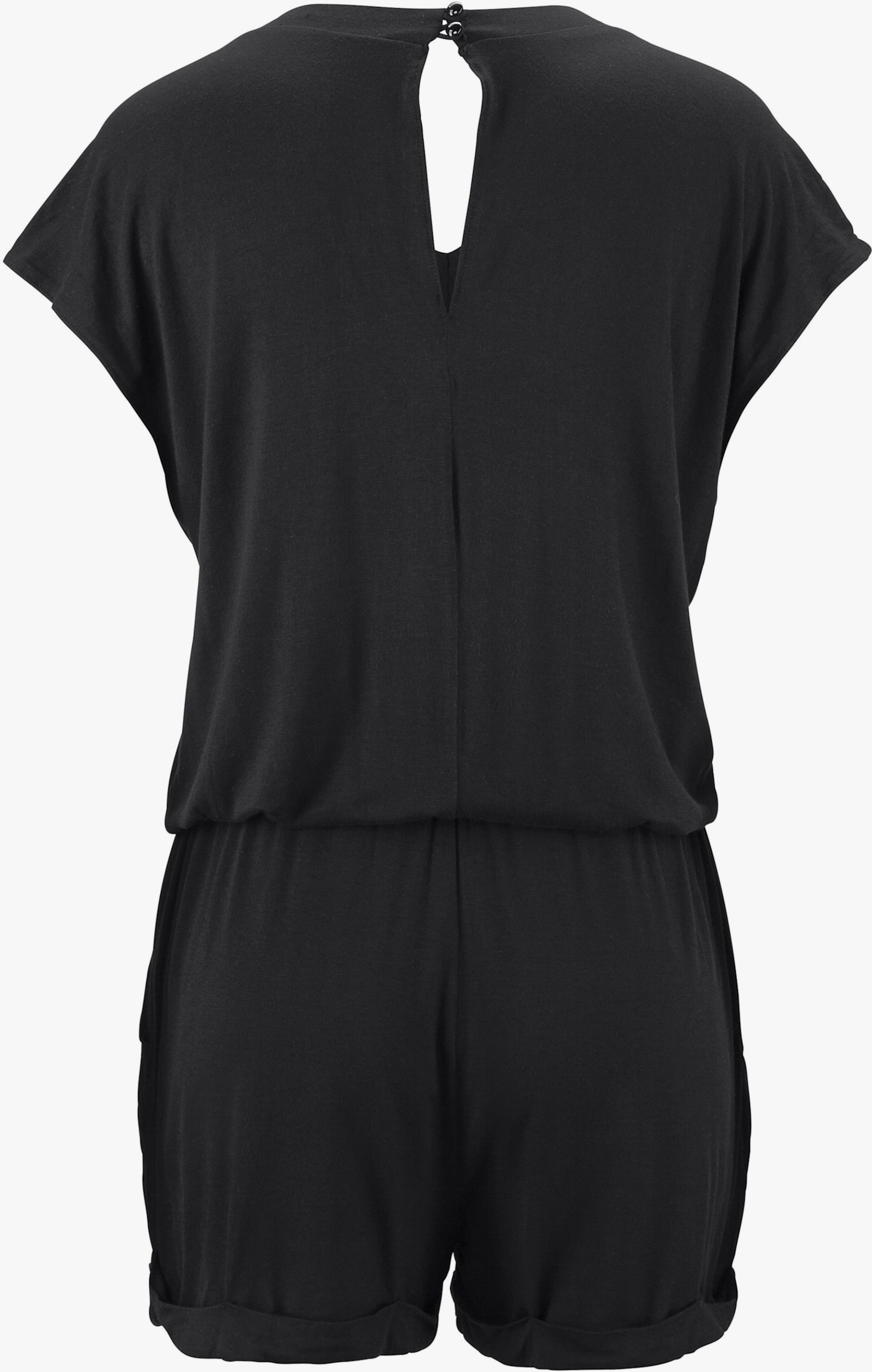 LASCANA Kurzoverall - schwarz