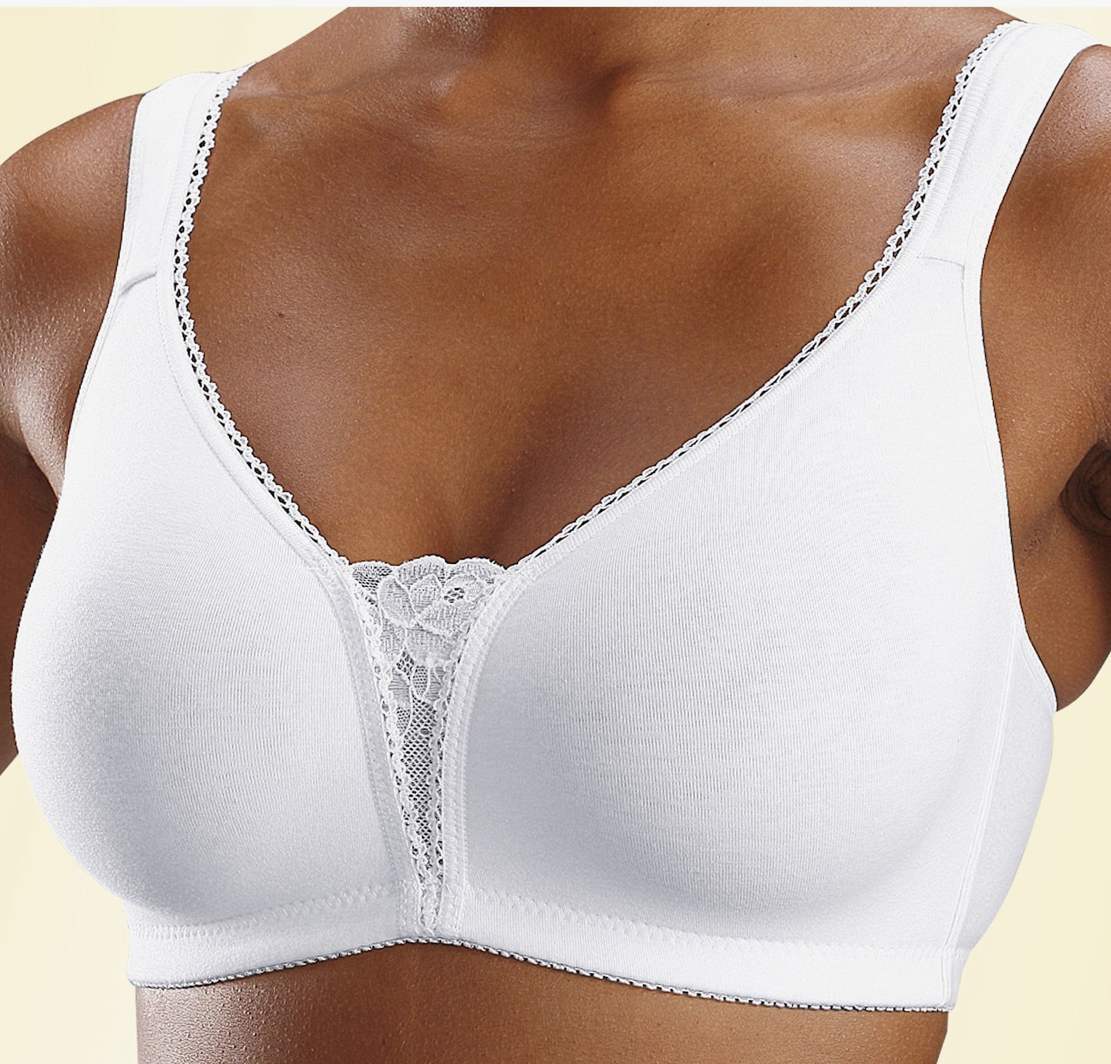 petite fleur Soft-BH - schwarz+weiß