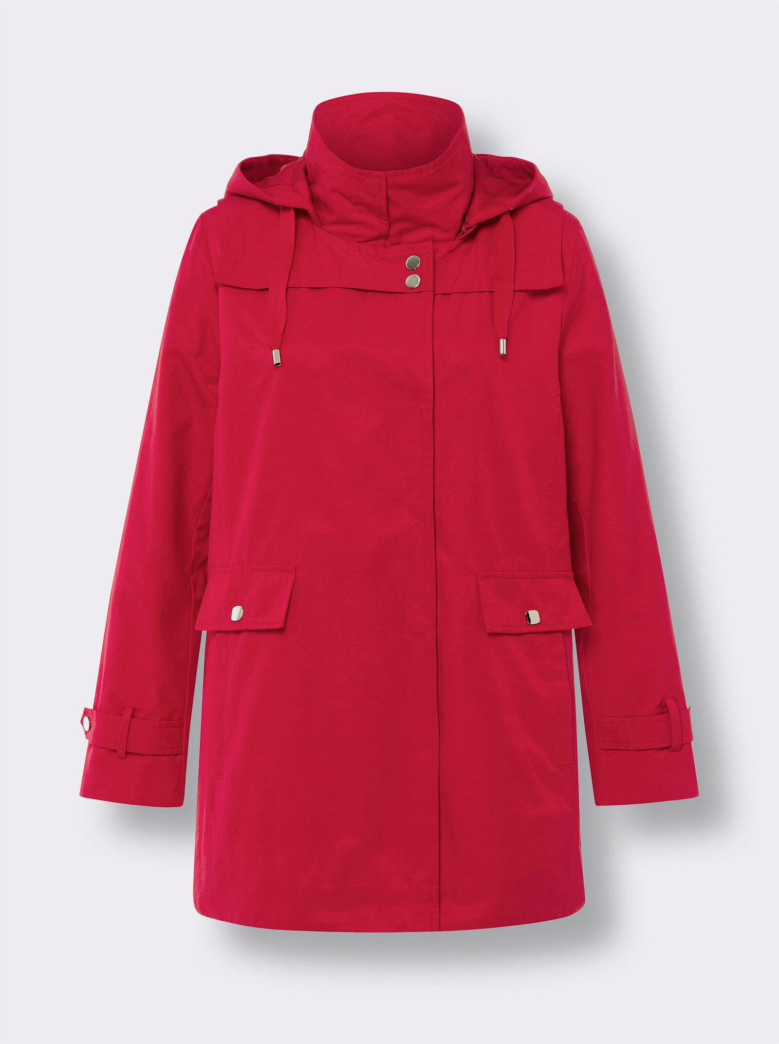 heine Jacke mit abnehmbarer Kapuze - rot