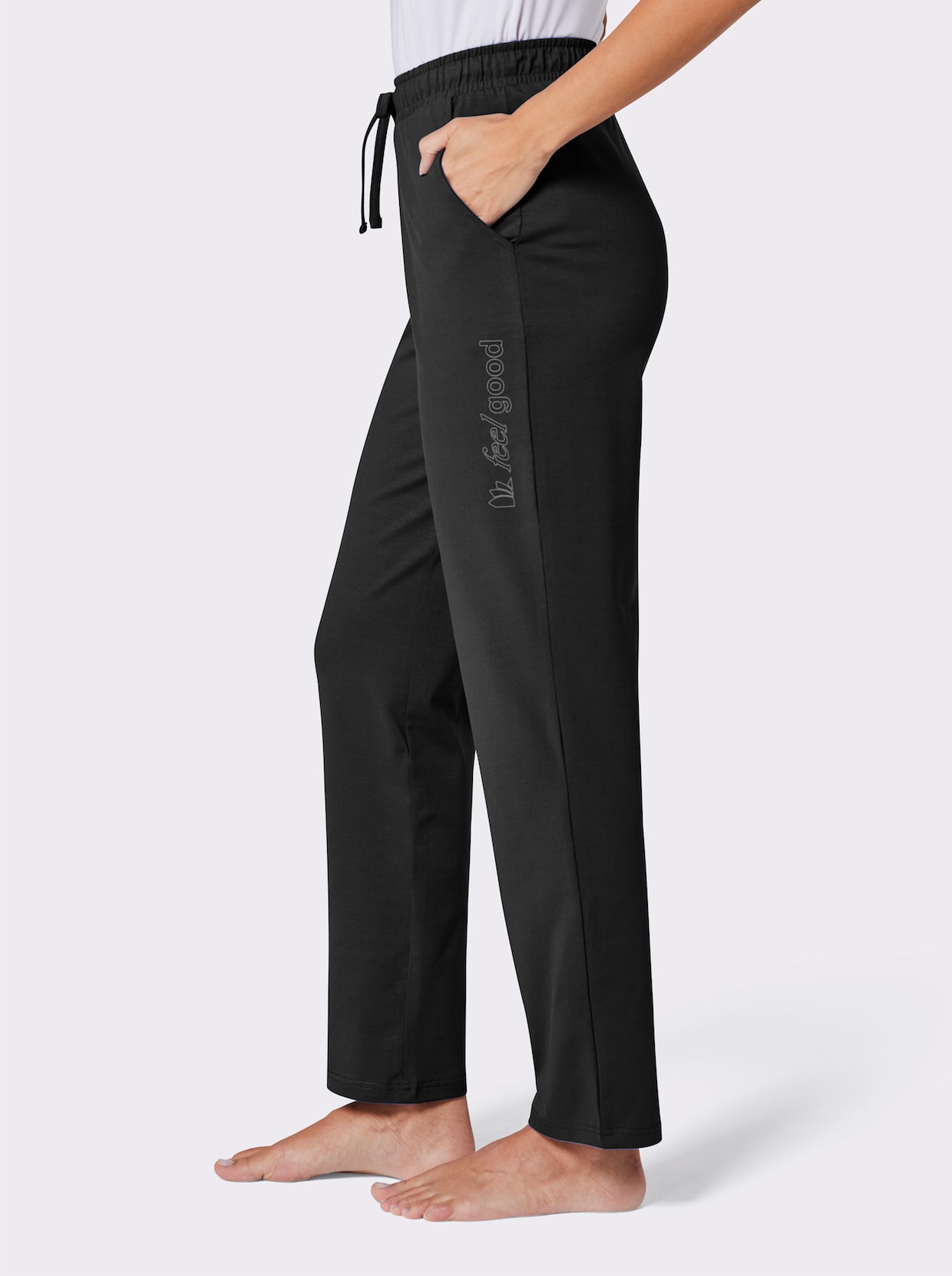 feel good Broek - zwart