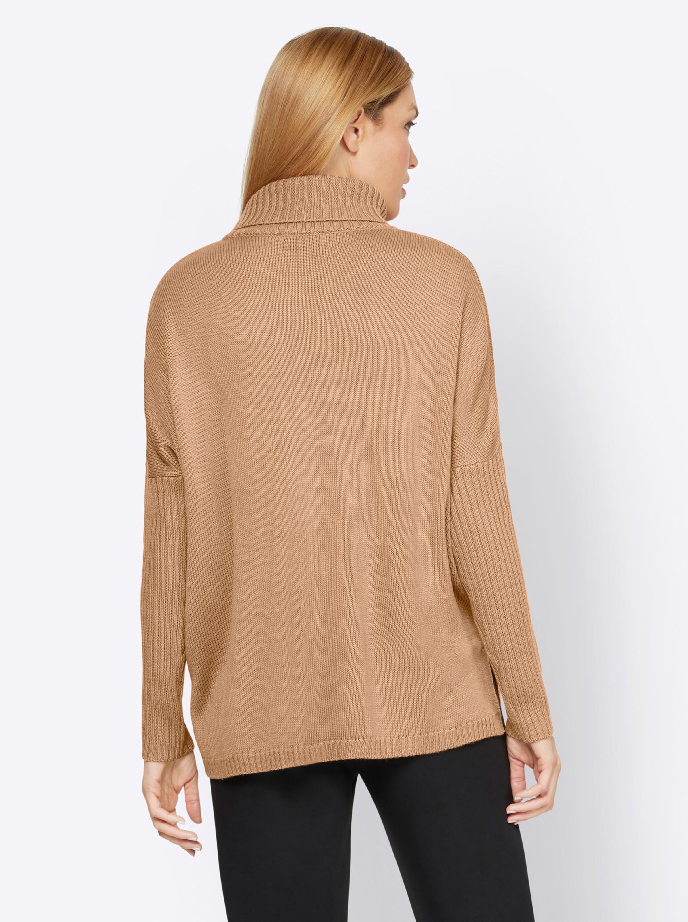 Damenmode Pullover Rick Cardona Rollkragen-Pullover in camel Damenmode Pullover Rick Cardona Rollkragen-Pullover in camel