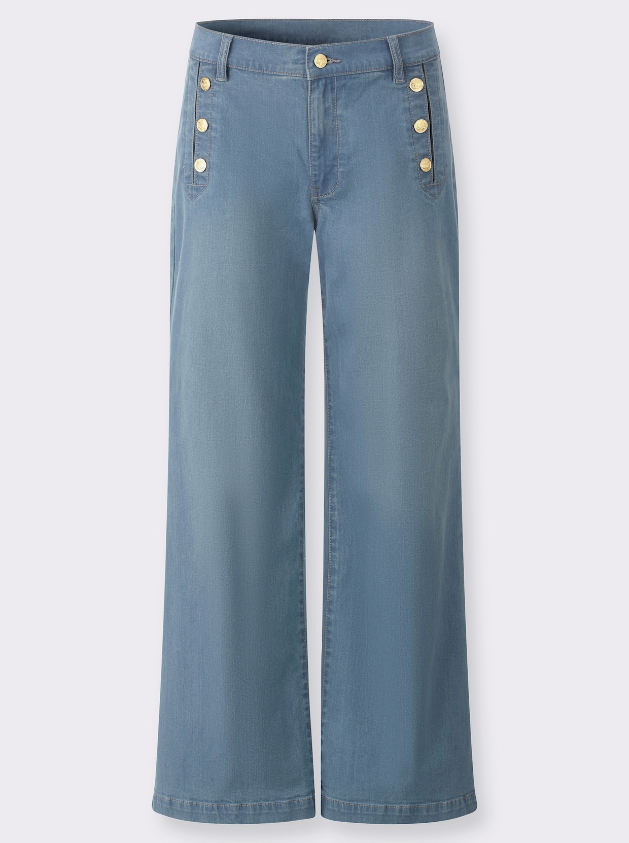heine Gerade Jeans - blue-bleached