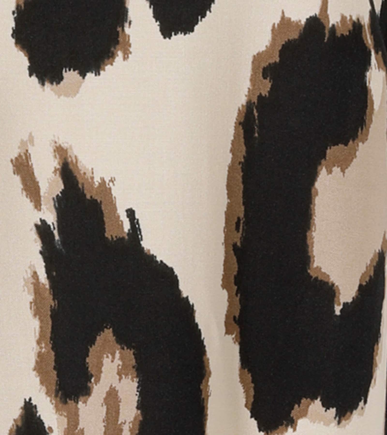 Aniston PLUS Schlupfbluse - beige-schwarz-taupe