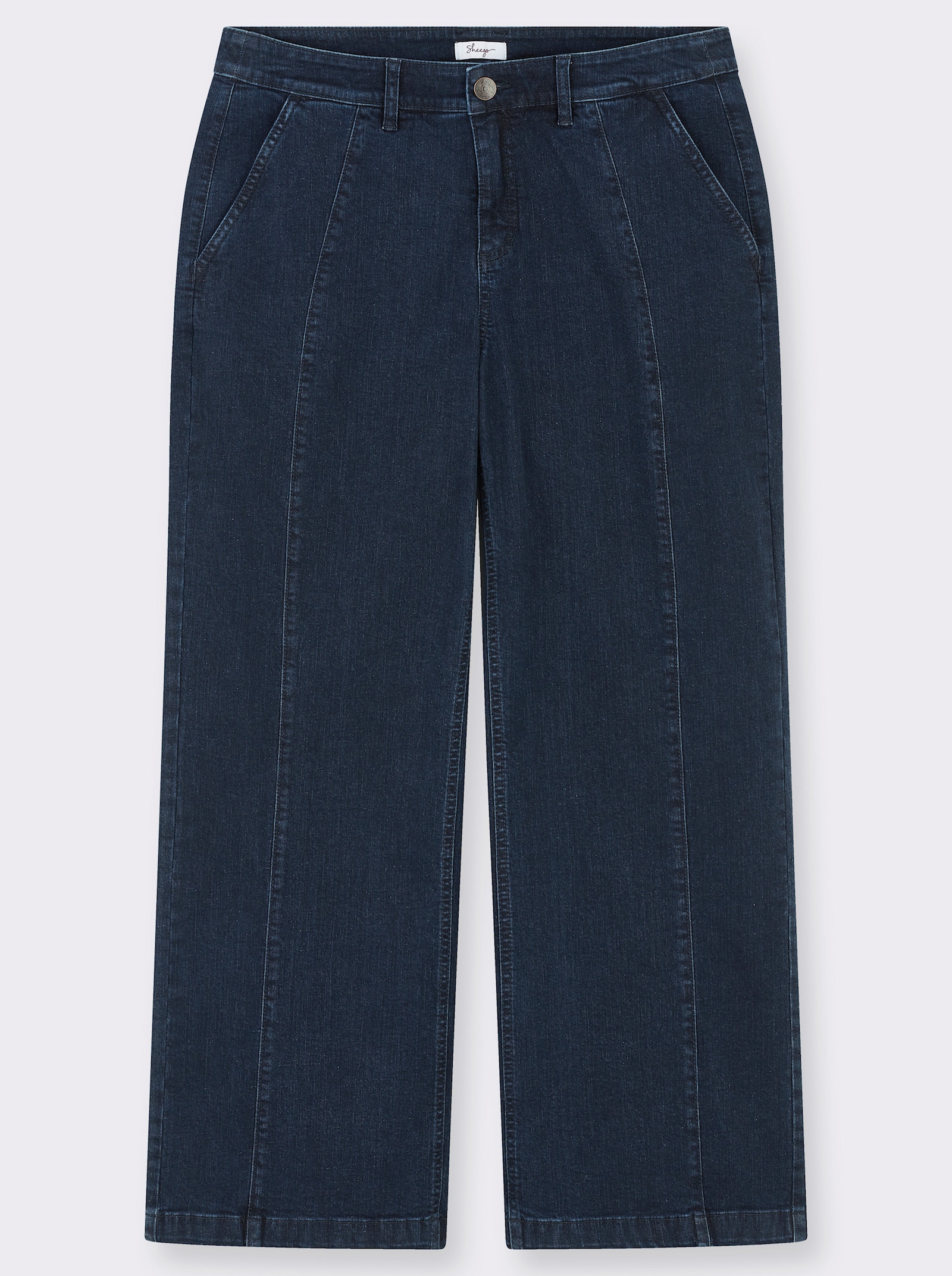 sheego Jeans in weiter Form - dark blue