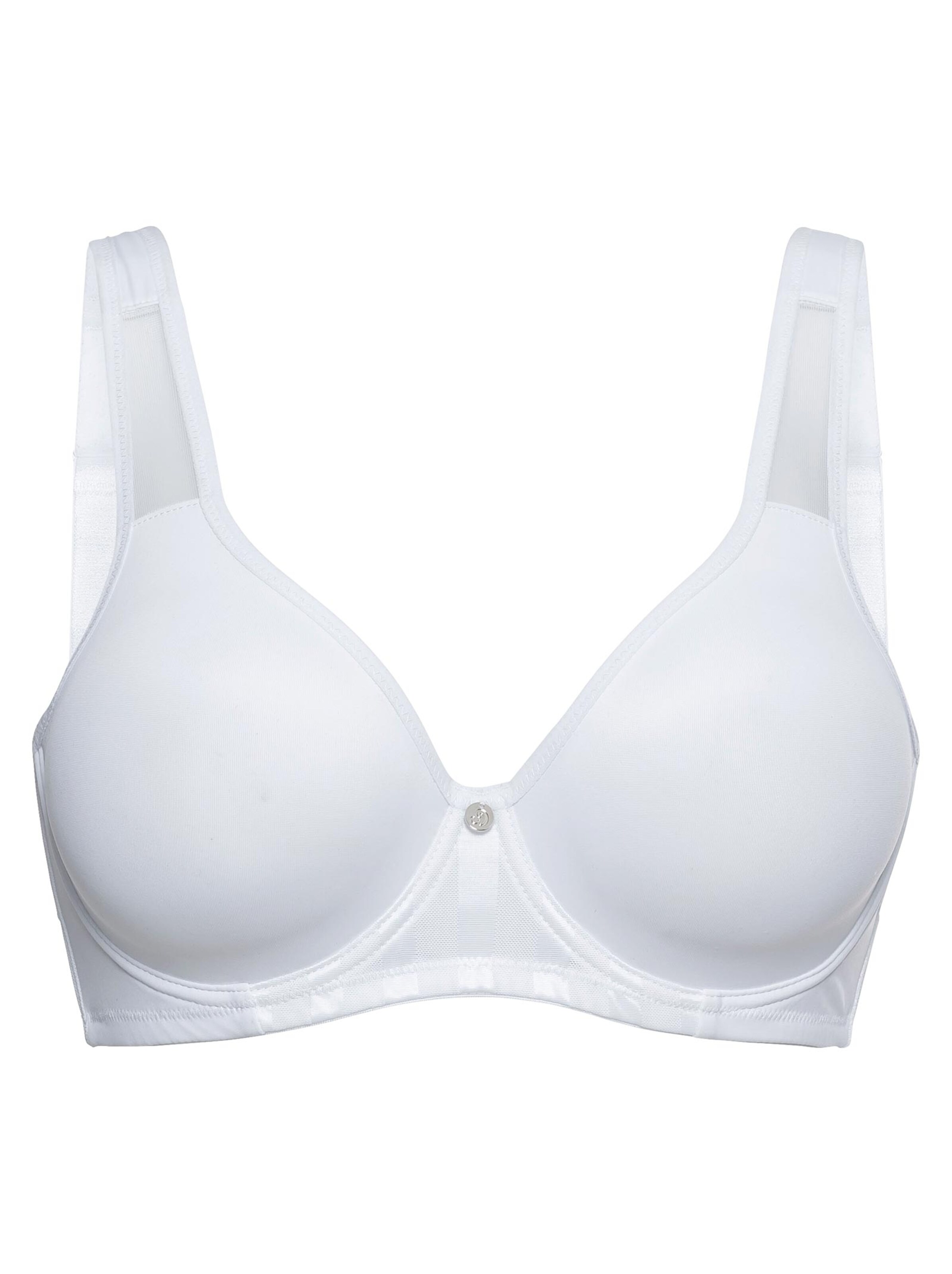 wäschepur T-Shirt-BH mit Bügel - weiß