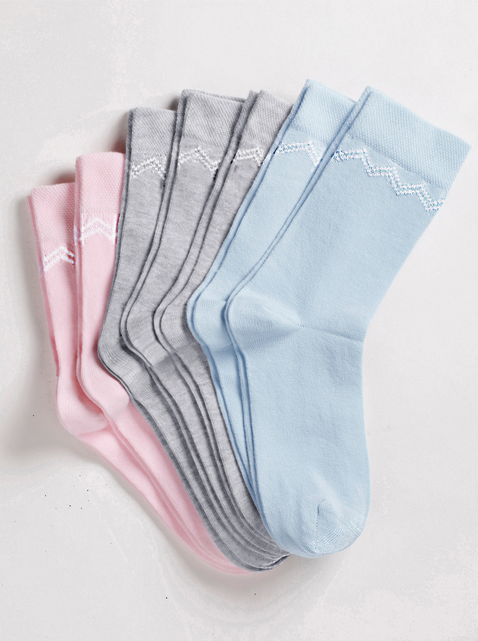 wäschepur Damen-Socken - farbig-sortiert