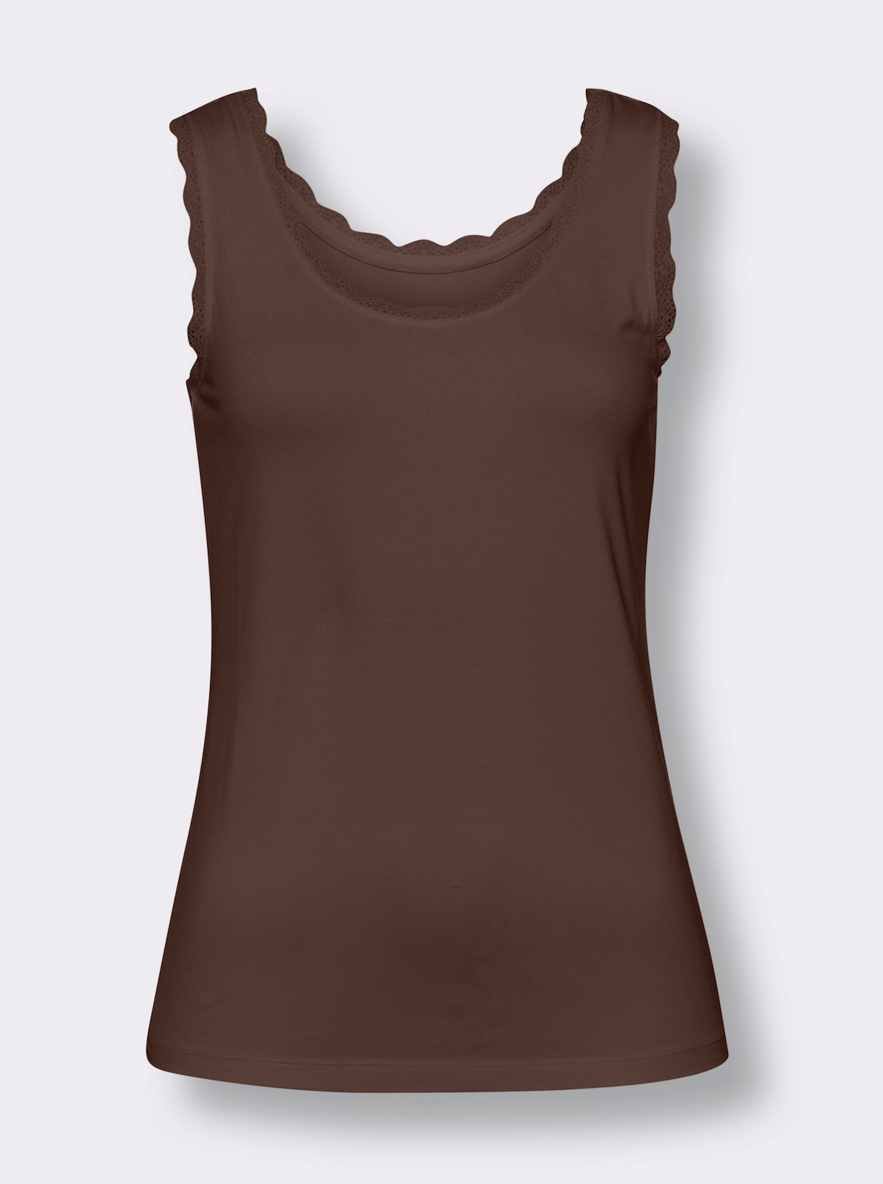 heine Shirttop - chocolade